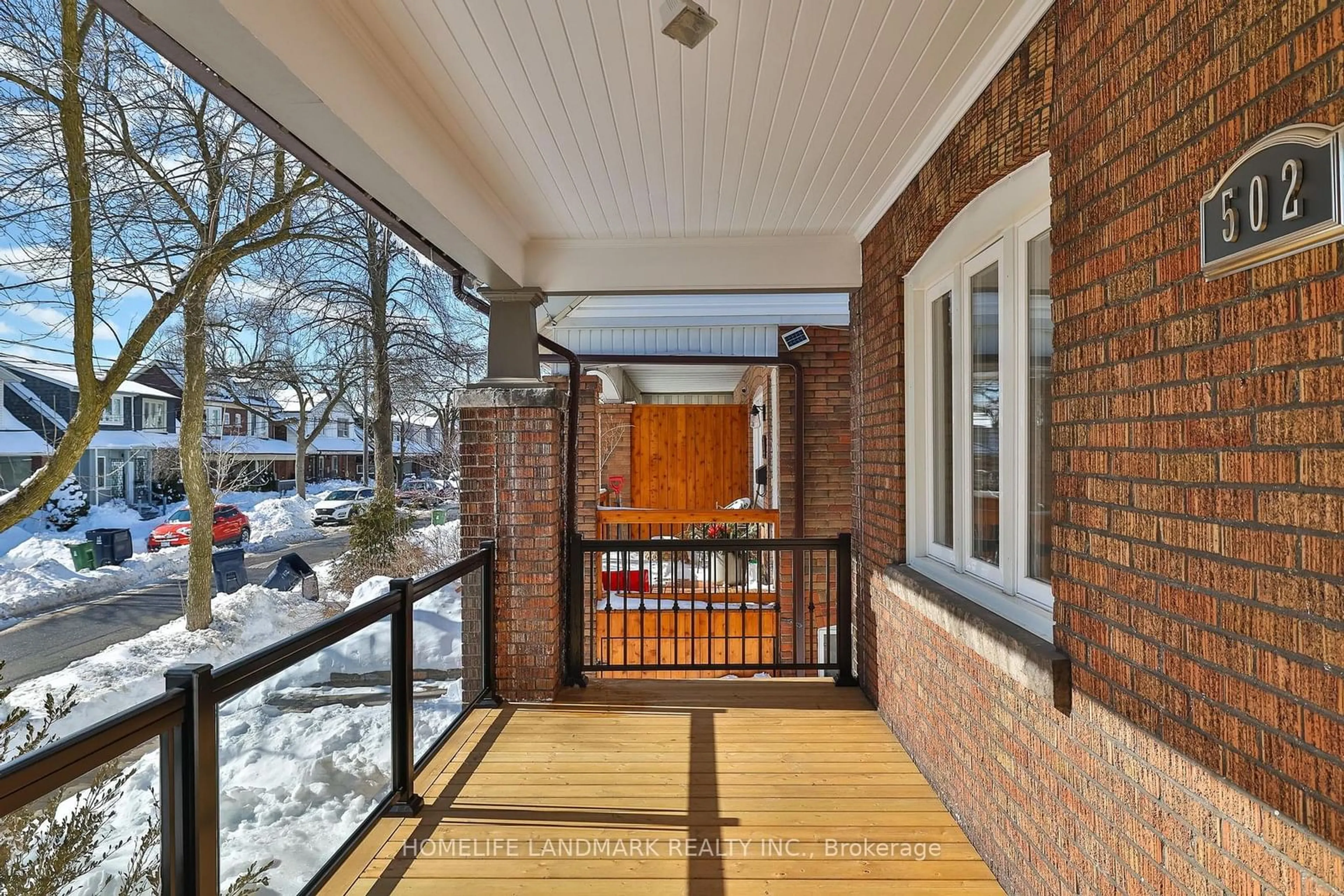 Indoor entryway for 502 Strathmore Blvd, Toronto Ontario M4C 1N7