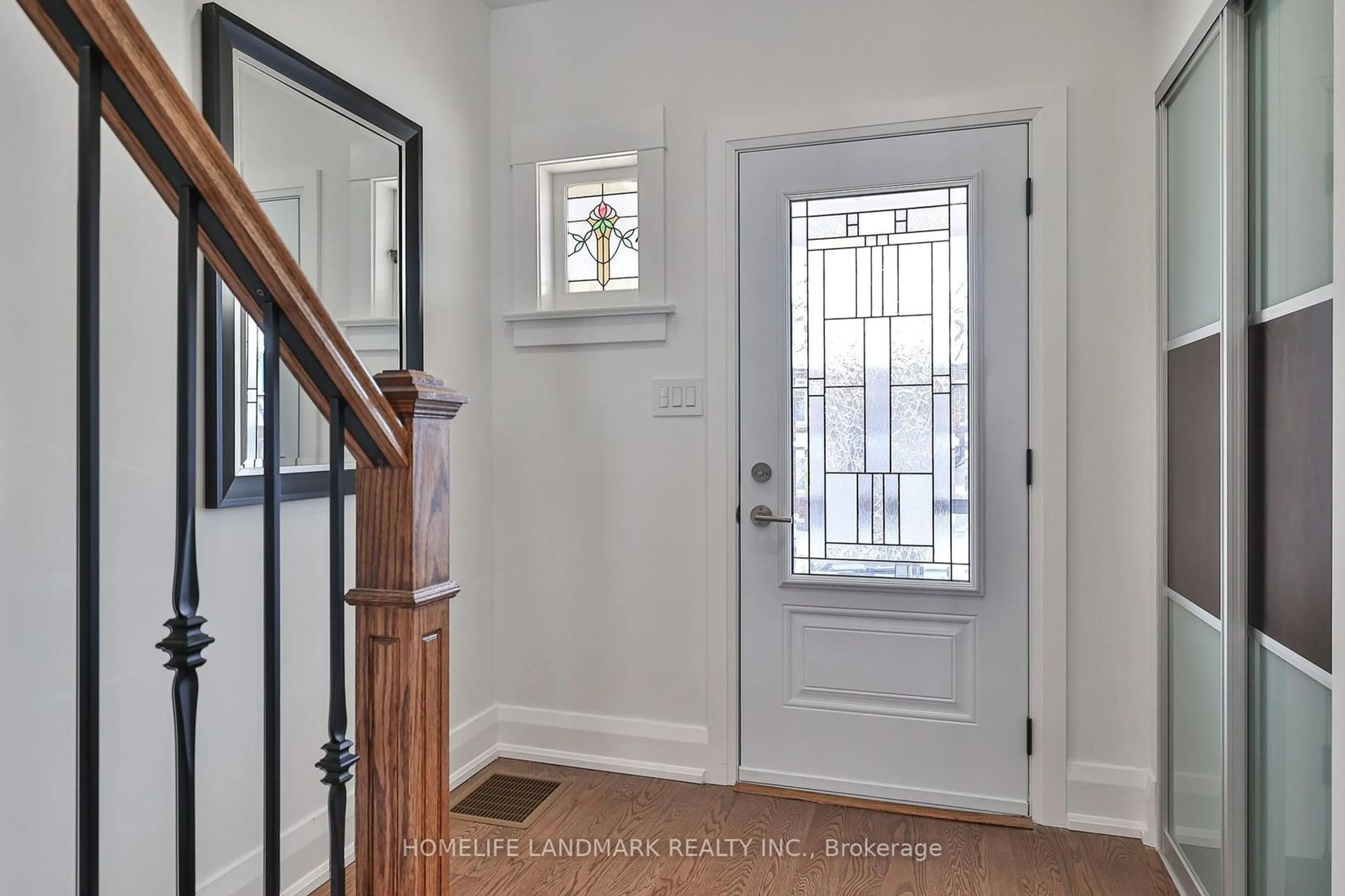 Indoor entryway for 502 Strathmore Blvd, Toronto Ontario M4C 1N7