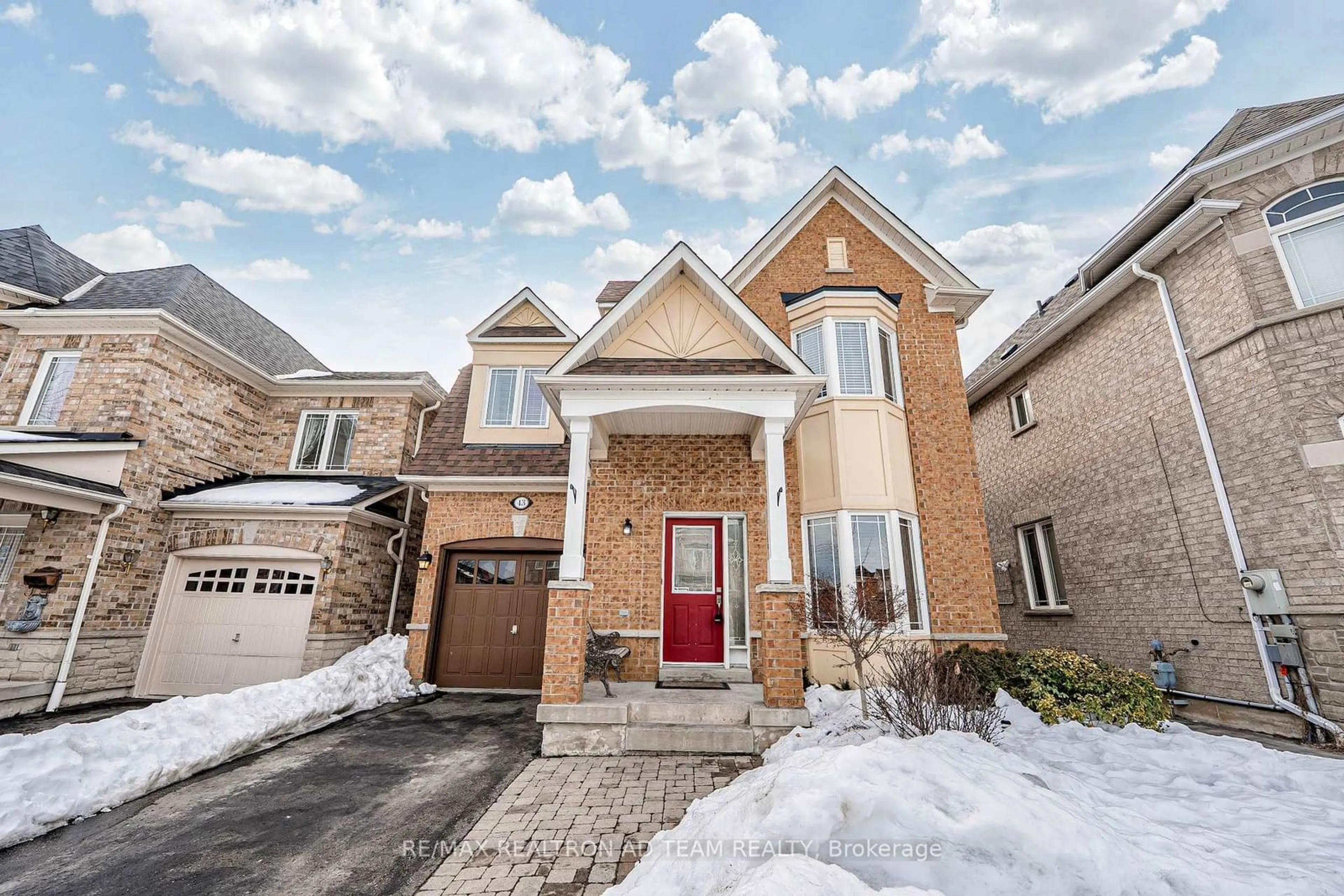 Home with brick exterior material, street for 43 Styles Cres, Ajax Ontario L1Z 1S4