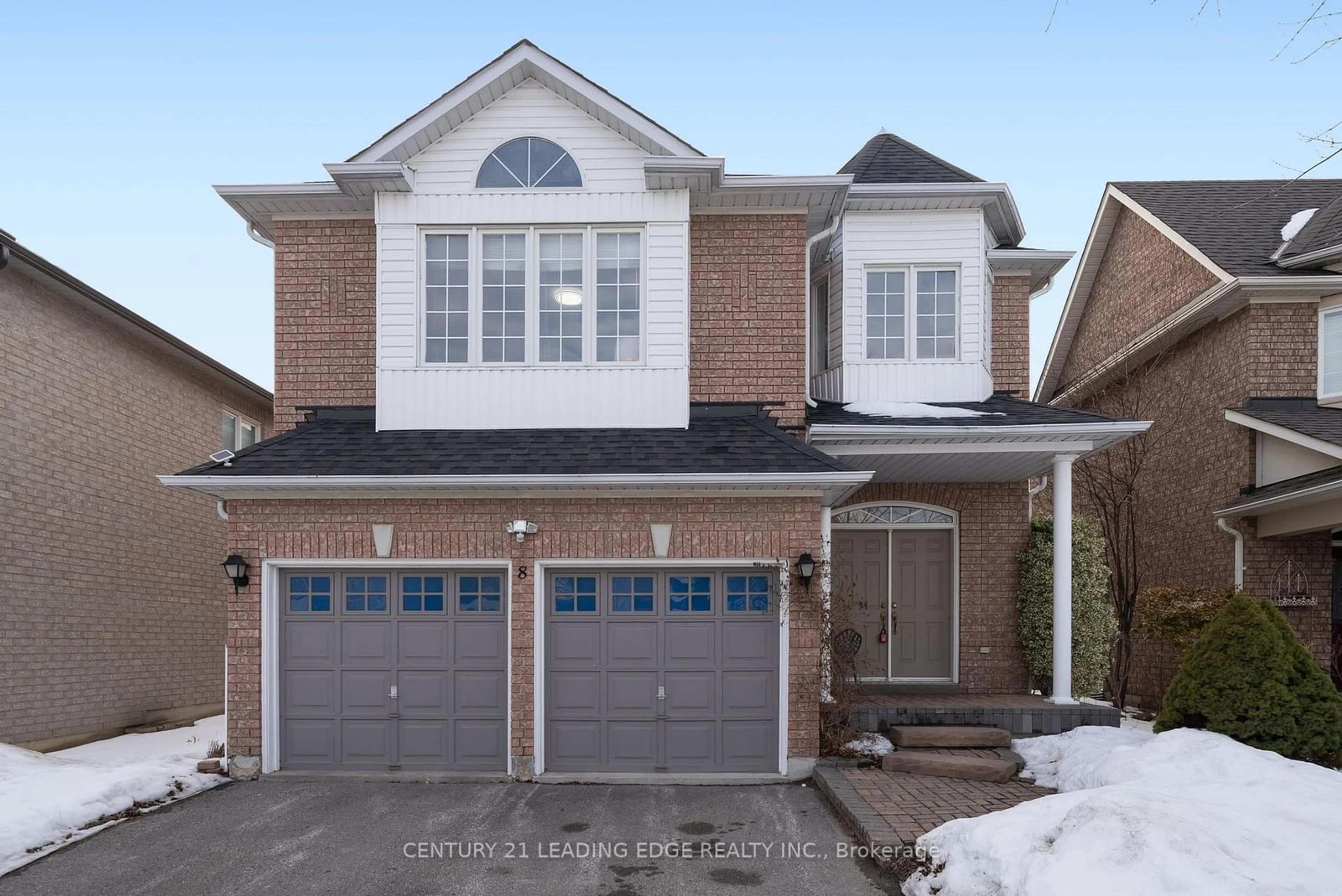 Home with brick exterior material, street for 8 Root Cres, Ajax Ontario L1T 4J8