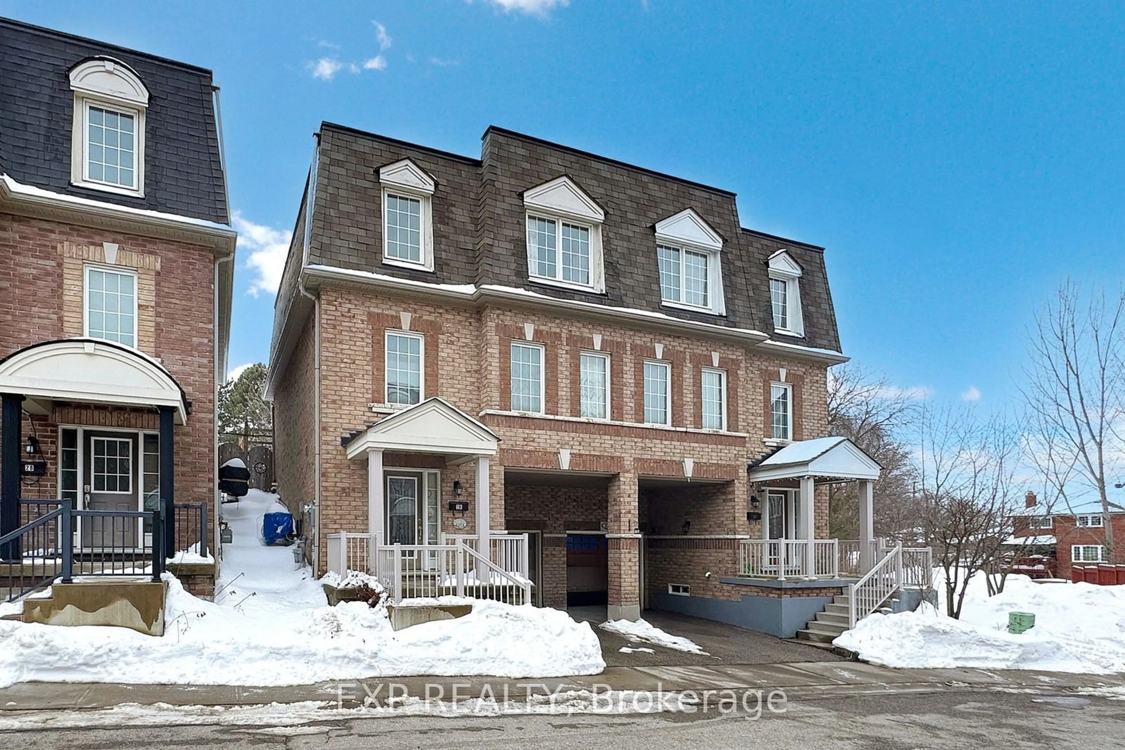 Home with brick exterior material, street for 26 Jeremiah Lane, Toronto Ontario M1J 0A4