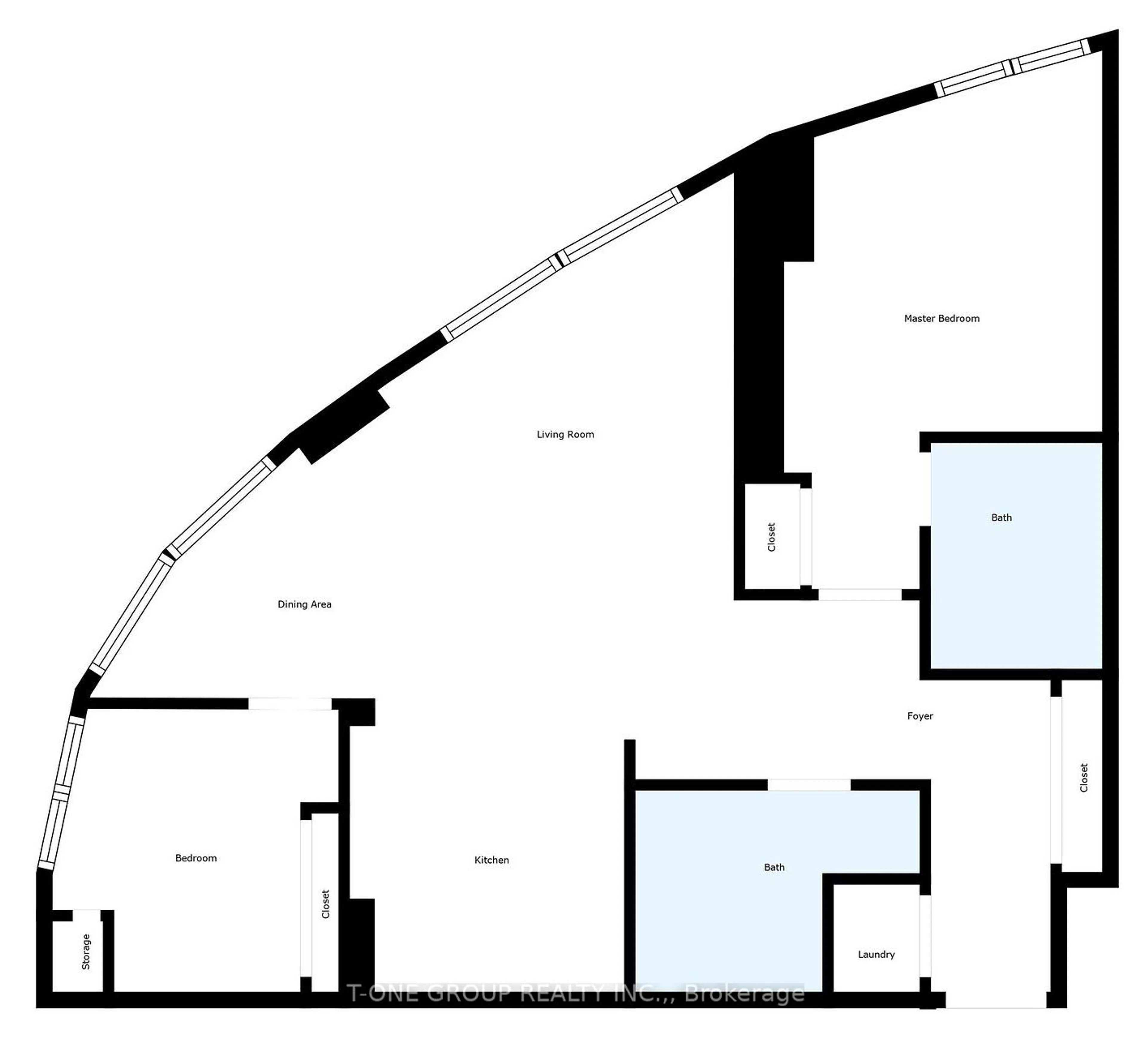 Floor plan for 36 LEE CENTRE Dr #2311, Toronto Ontario M1H 3K2