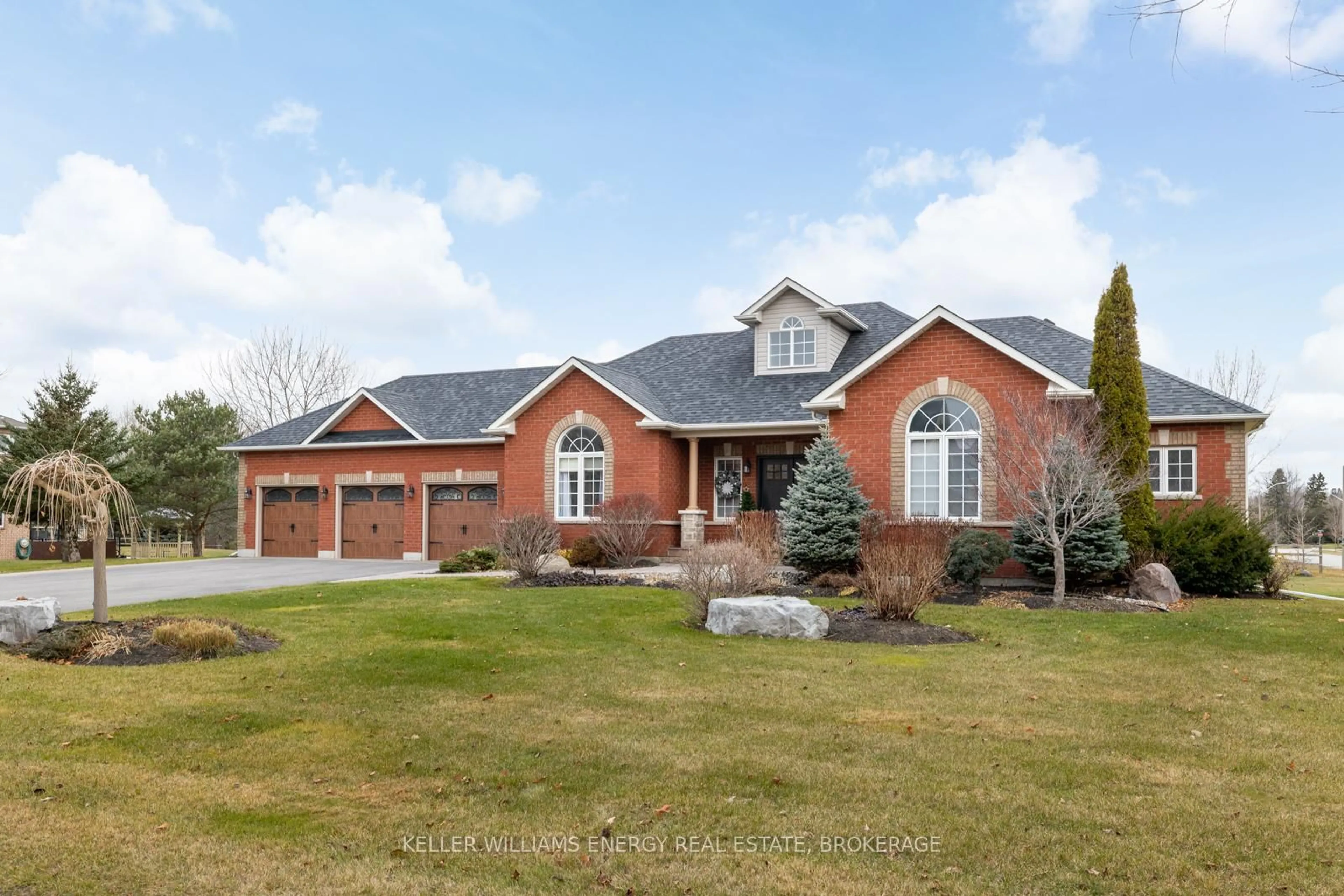 Home with brick exterior material, street for 23 Brae Valley Crt, Scugog Ontario L9L 1V1