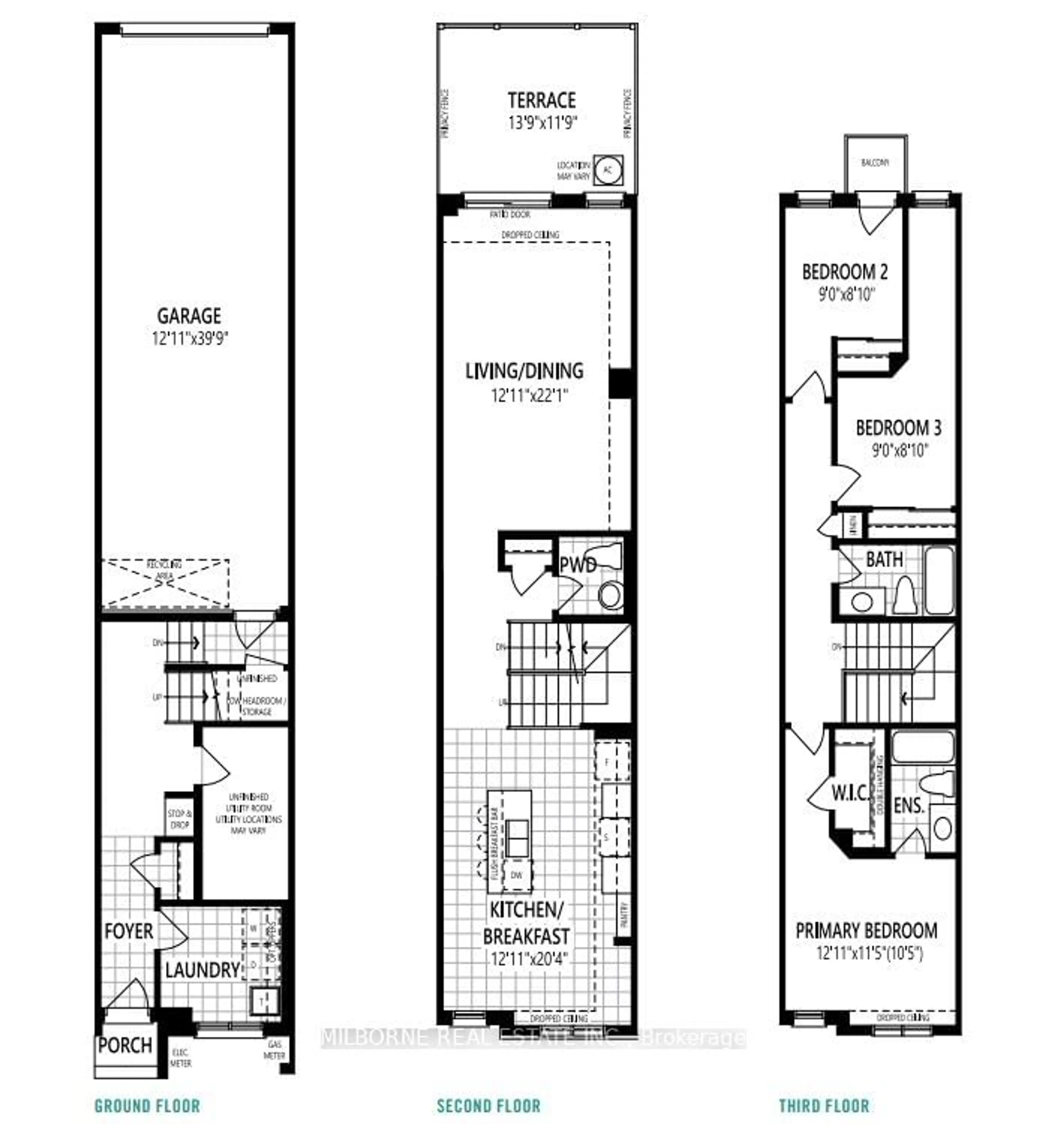 Floor plan for 1003 Ellesmere Rd, Toronto Ontario M1P 2W7