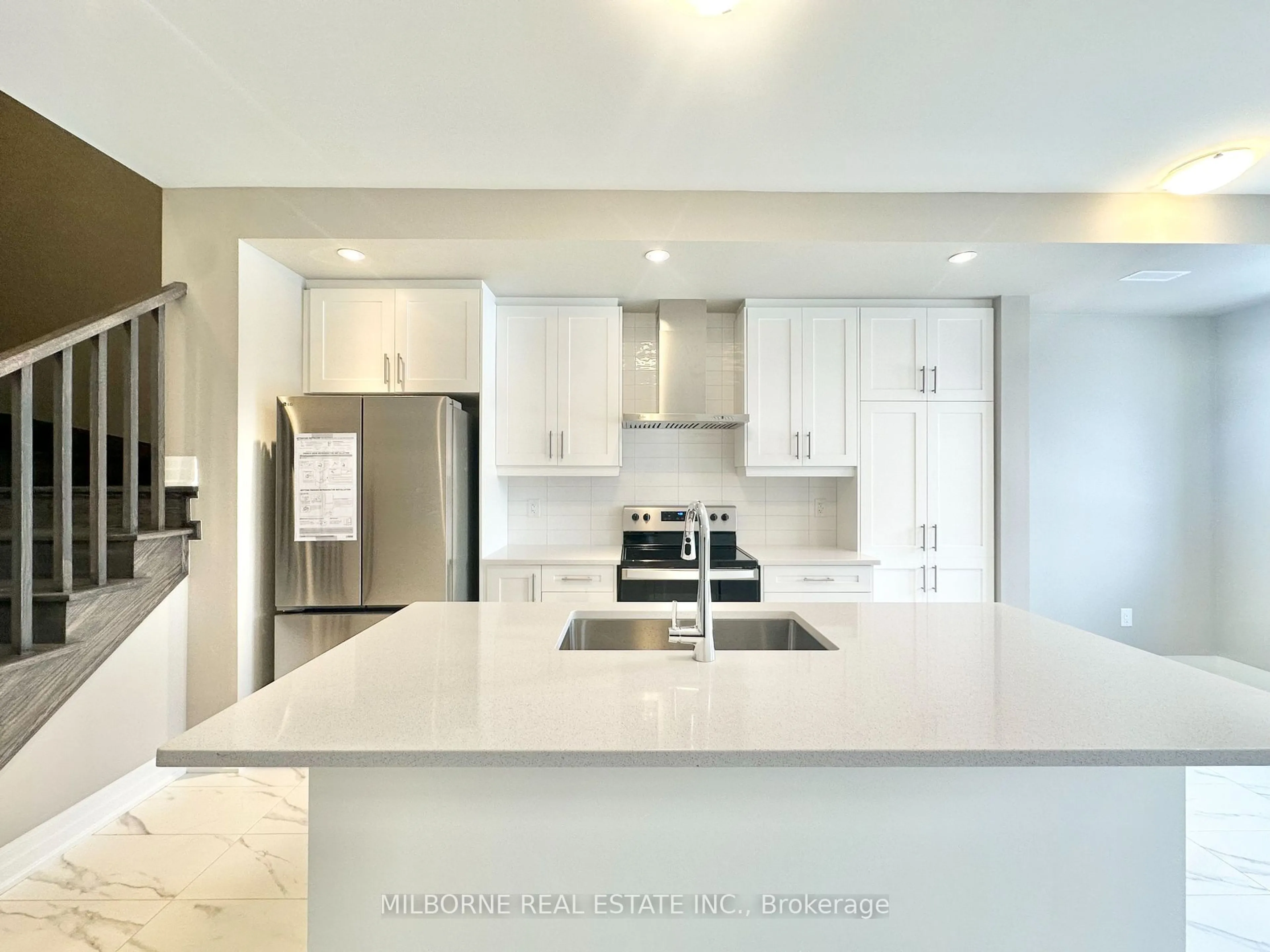 Contemporary kitchen, ceramic/tile floor for 1003 Ellesmere Rd, Toronto Ontario M1P 2W7