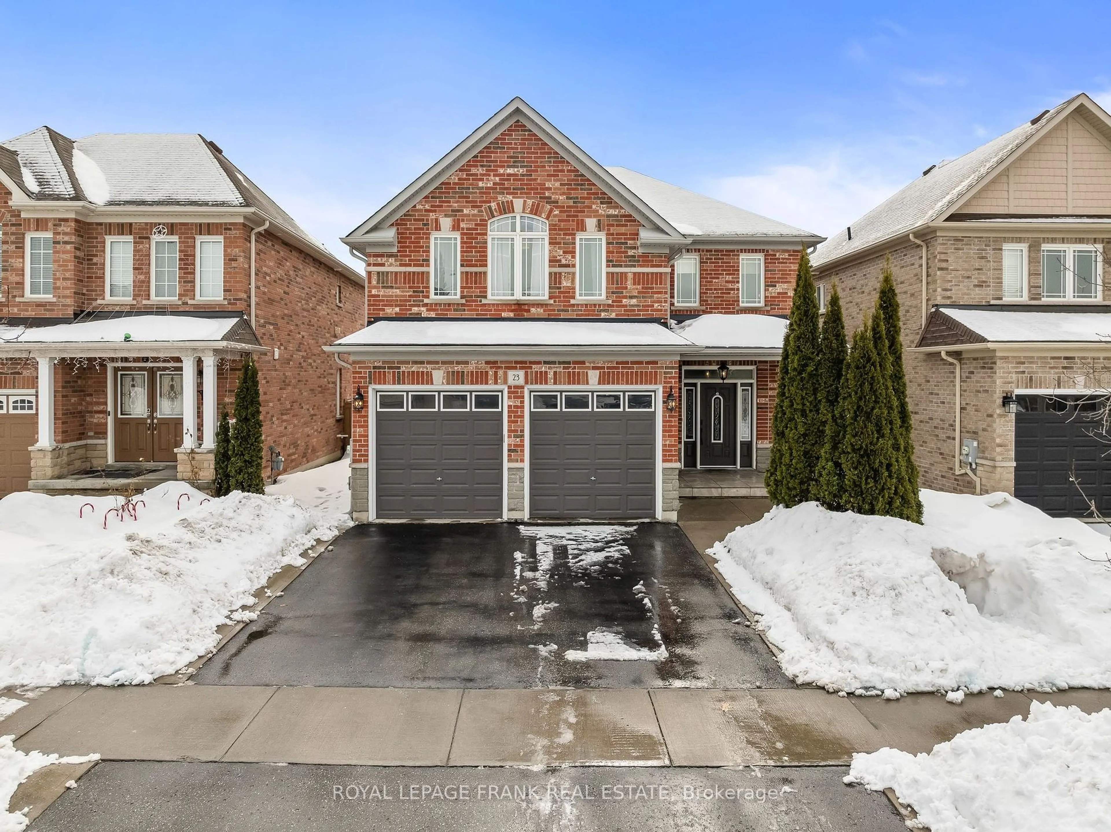 Home with brick exterior material, street for 23 Oke Rd, Clarington Ontario L1E 0C2