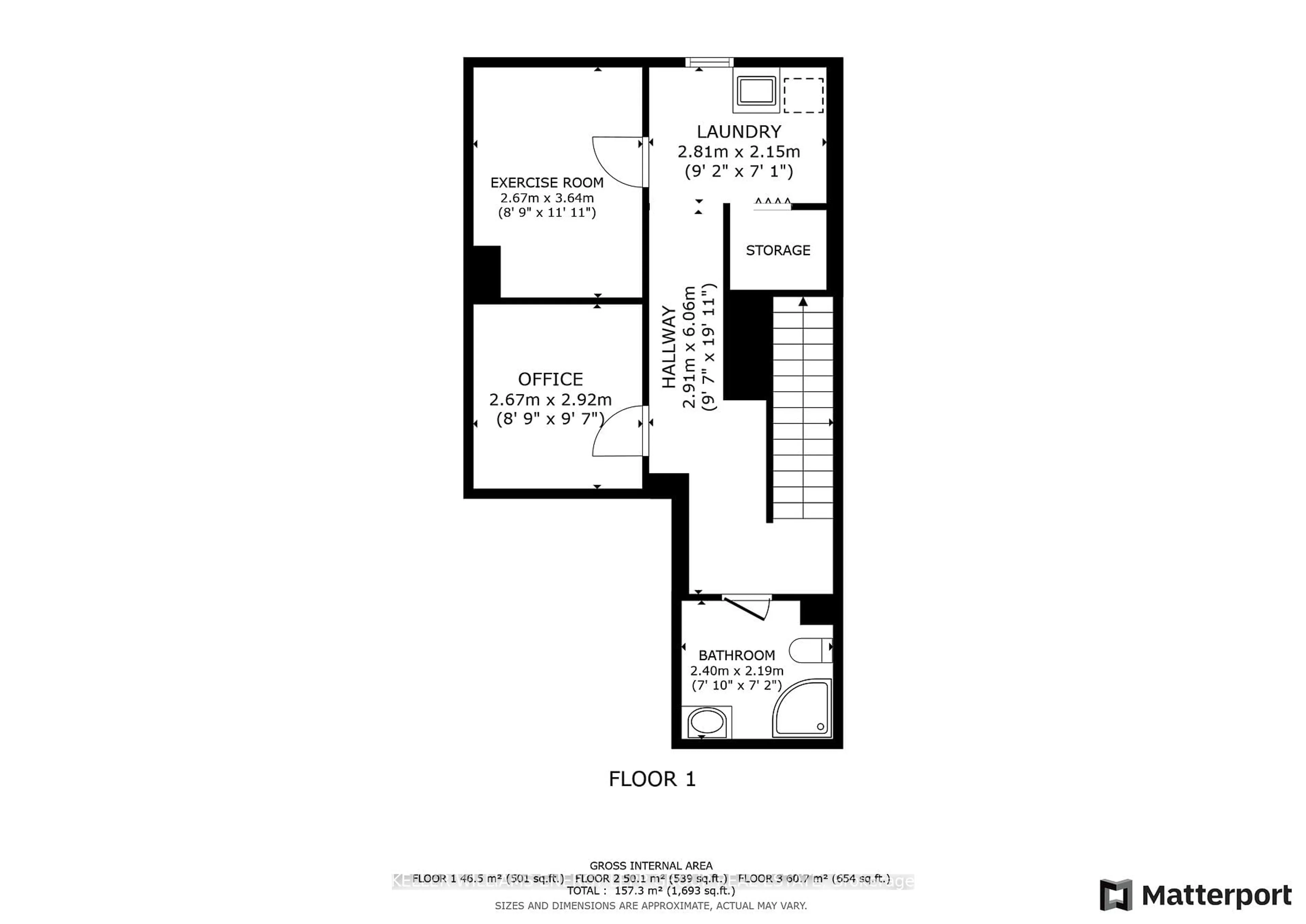 Floor plan for 9 Threadgold Crt, Whitby Ontario L1P 1L9