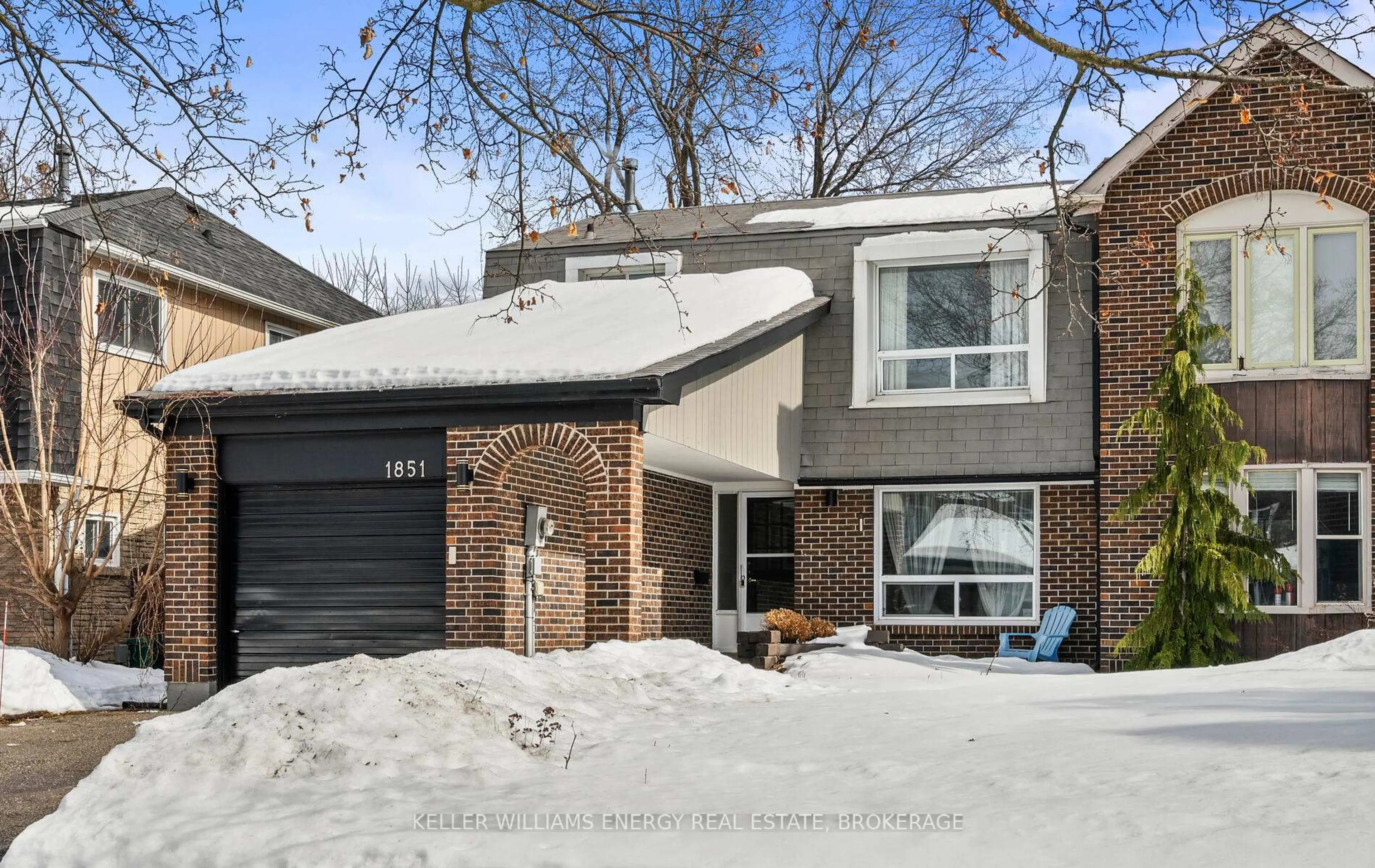 Home with brick exterior material, street for 1851 Shadybrook Dr, Pickering Ontario L1V 3A7