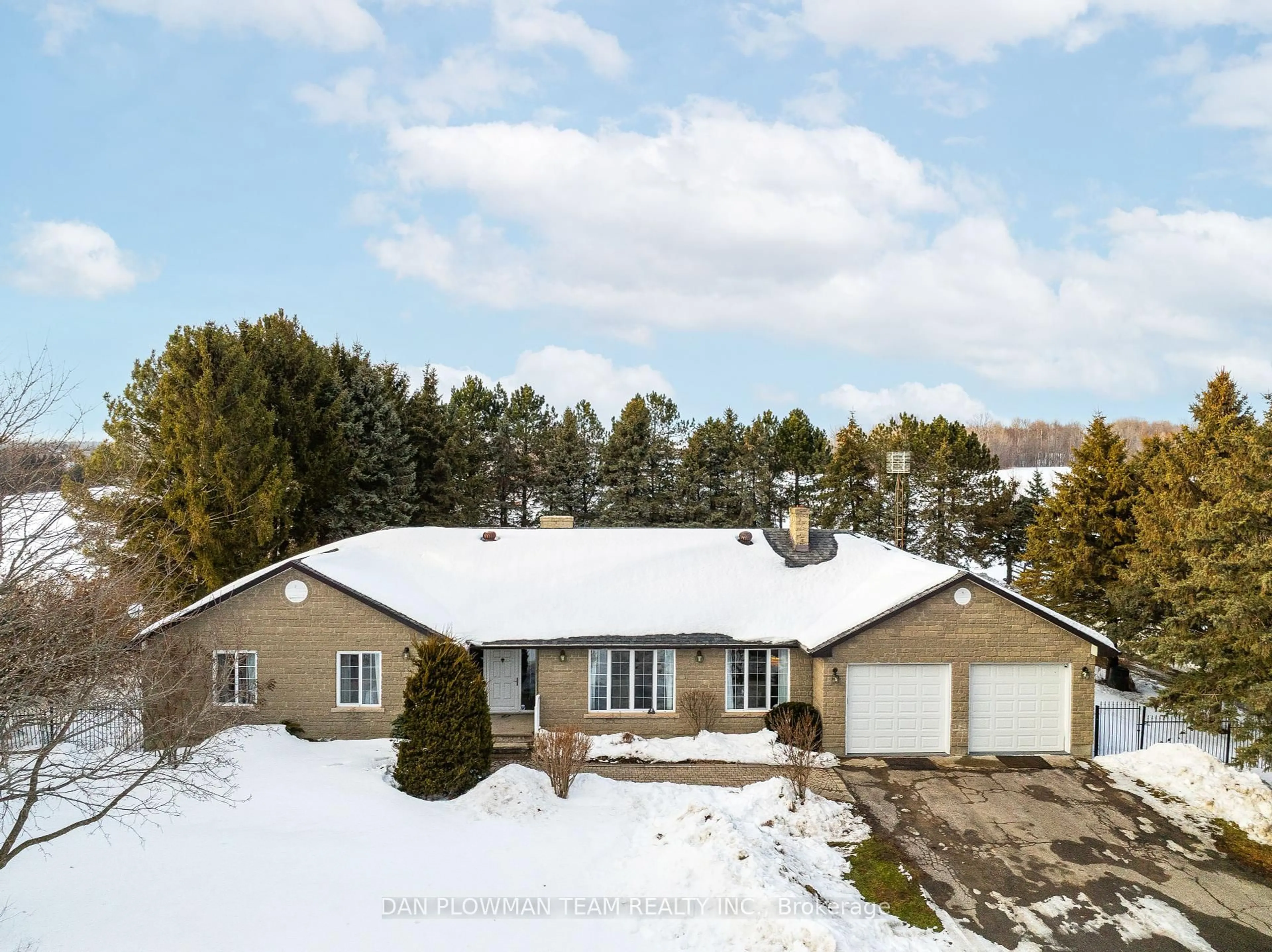 A pic from outside/outdoor area/front of a property/back of a property/a pic from drone, unknown for 1902 Concession 9 Rd, Clarington Ontario L0B 1B0