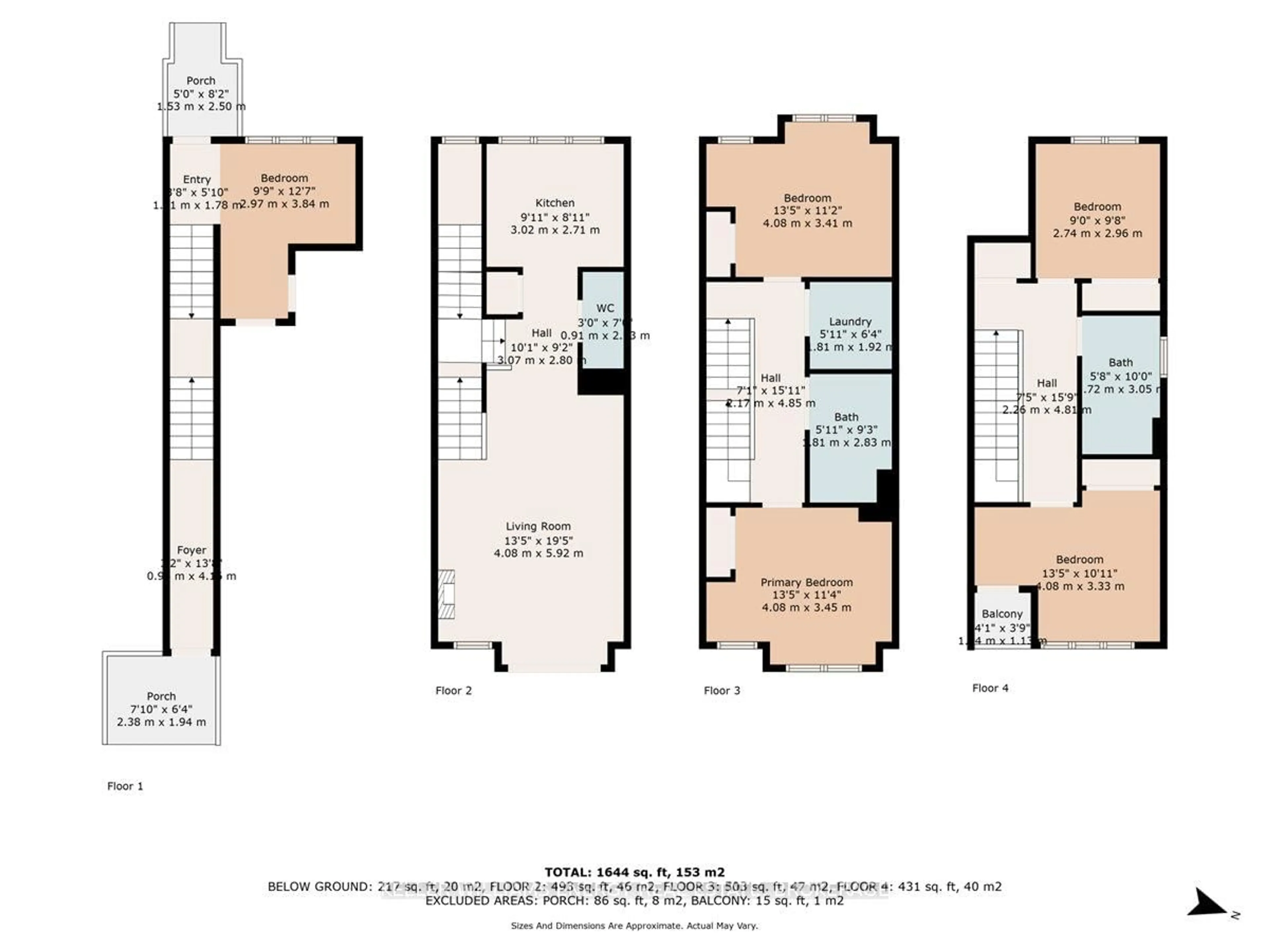 Floor plan for 2436 Rosedrop Path #233, Oshawa Ontario L1L 0L2