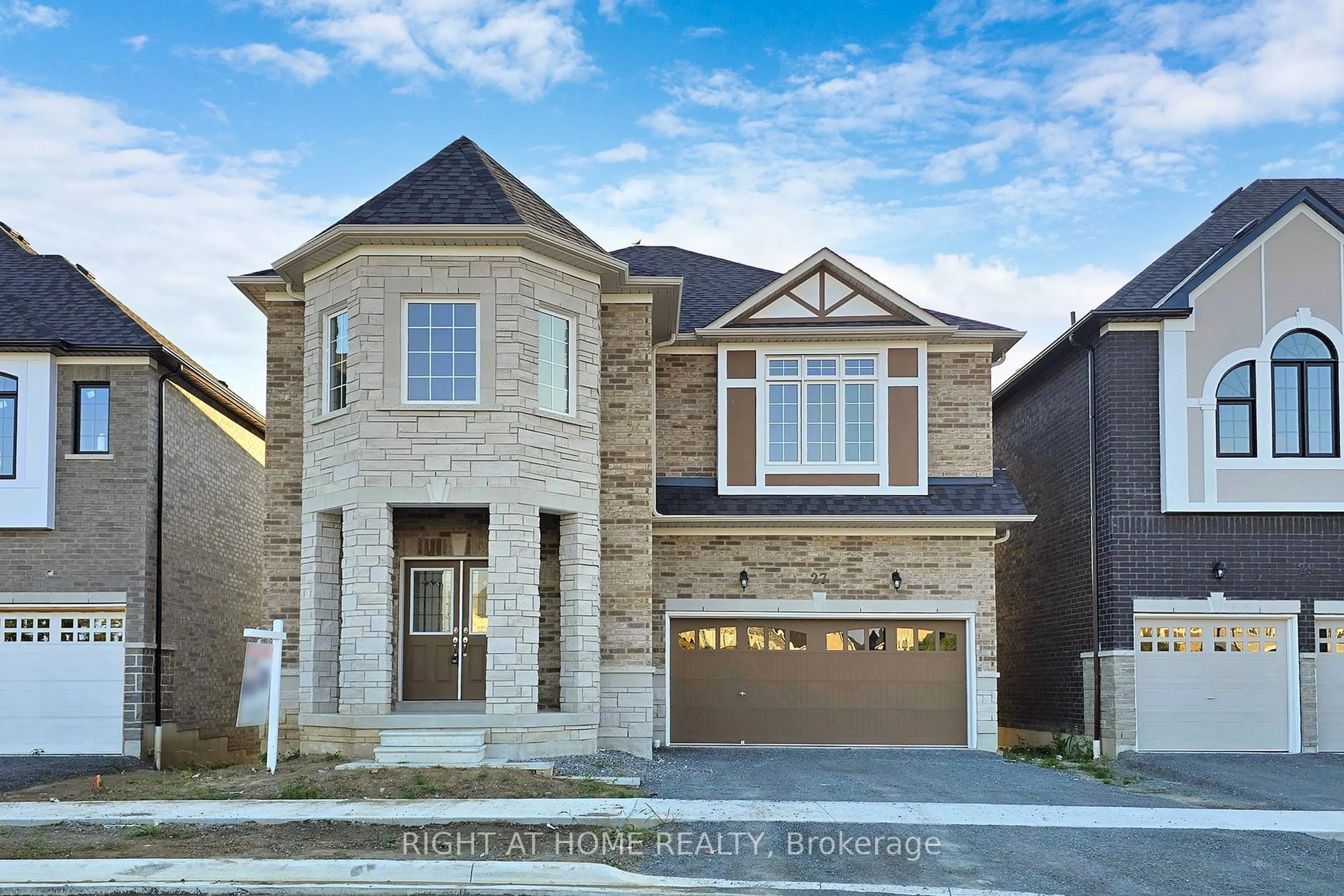 Home with brick exterior material, street for 27 Creedon Cres, Ajax Ontario L1T 0P6