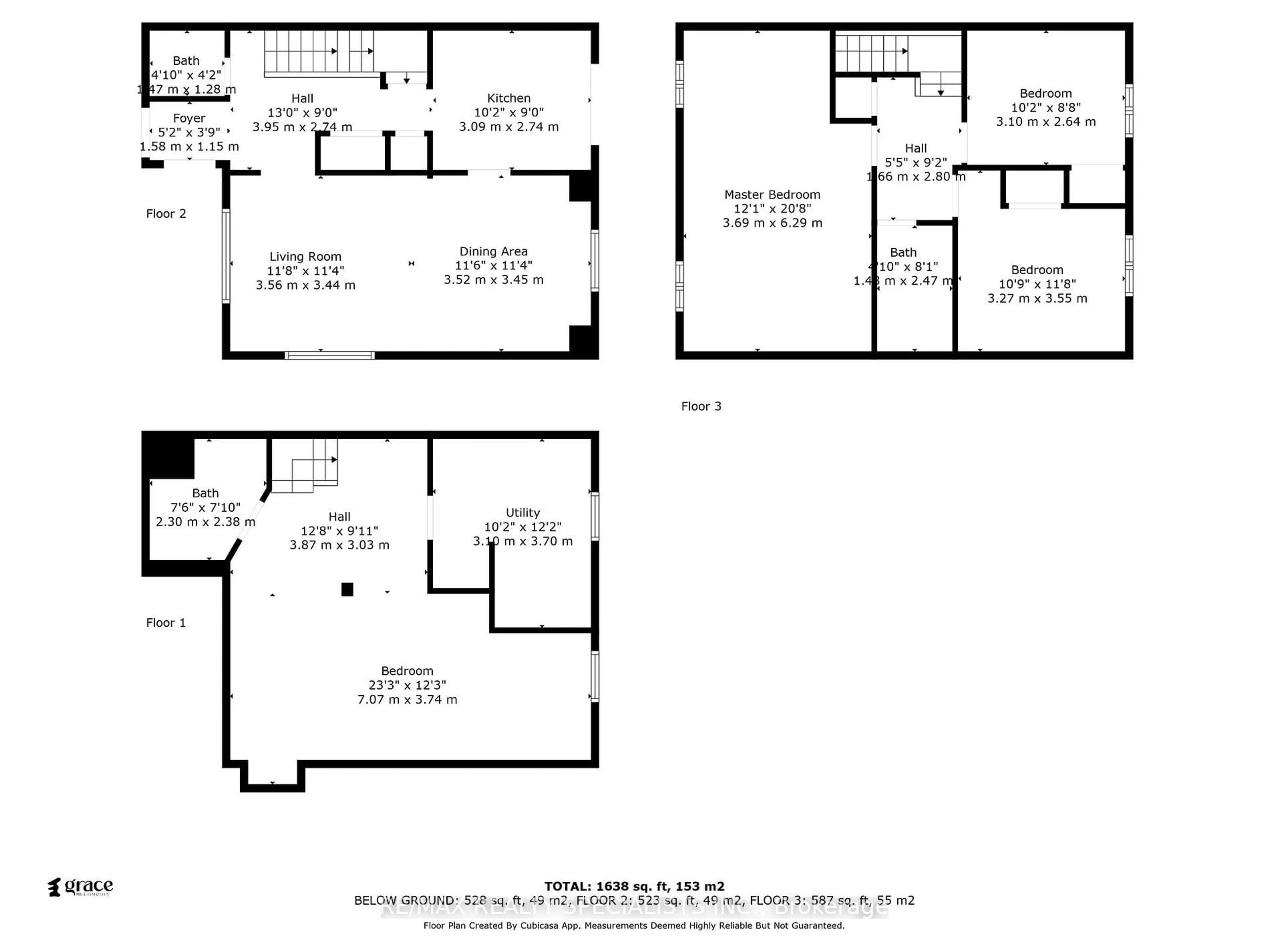 Floor plan for 929 Traddles Ave, Oshawa Ontario L1K 1N7