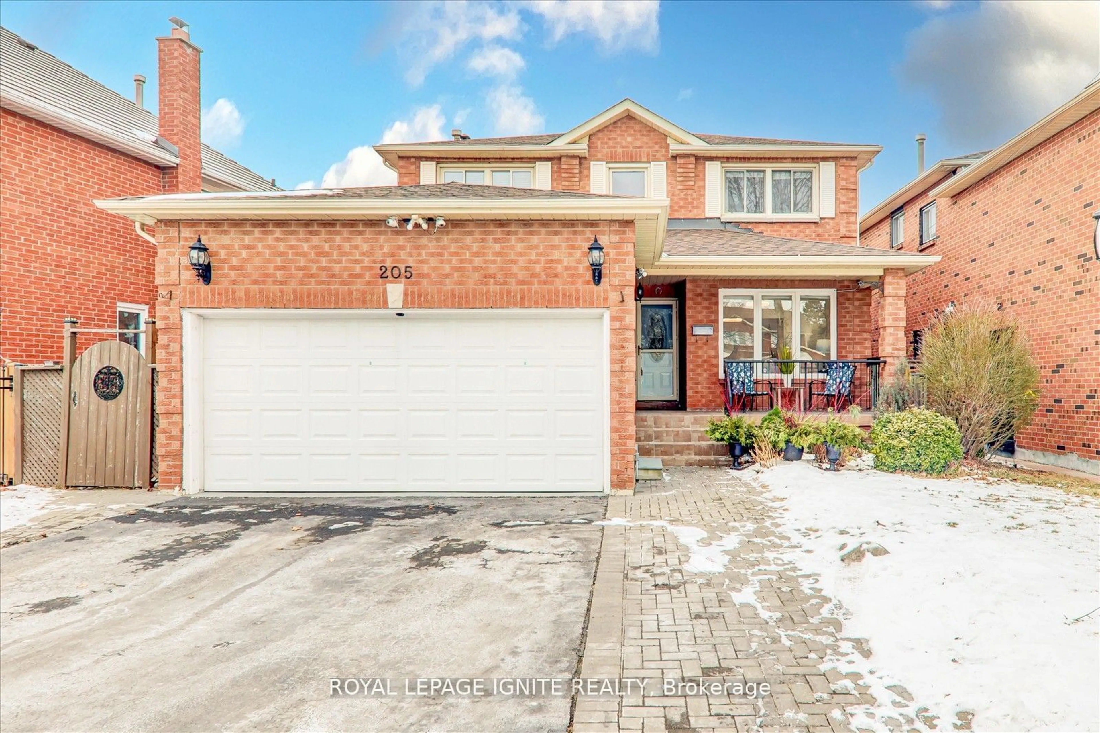 Home with brick exterior material, street for 205 Calverley Tr, Toronto Ontario M1C 3Y4