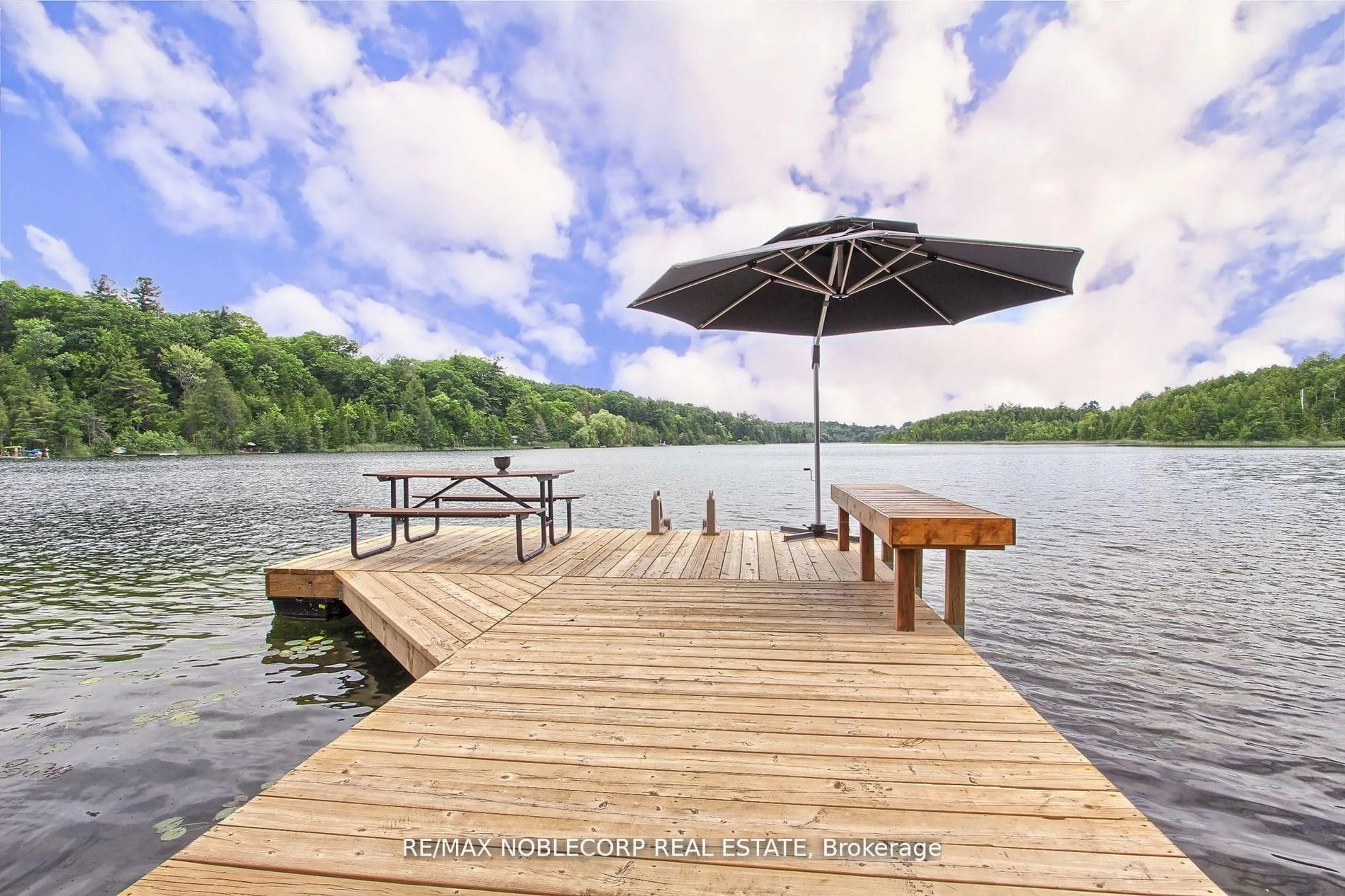 Patio, water/lake/river/ocean view for 11201 Lake Ridge Rd, Scugog Ontario L9L 1V7