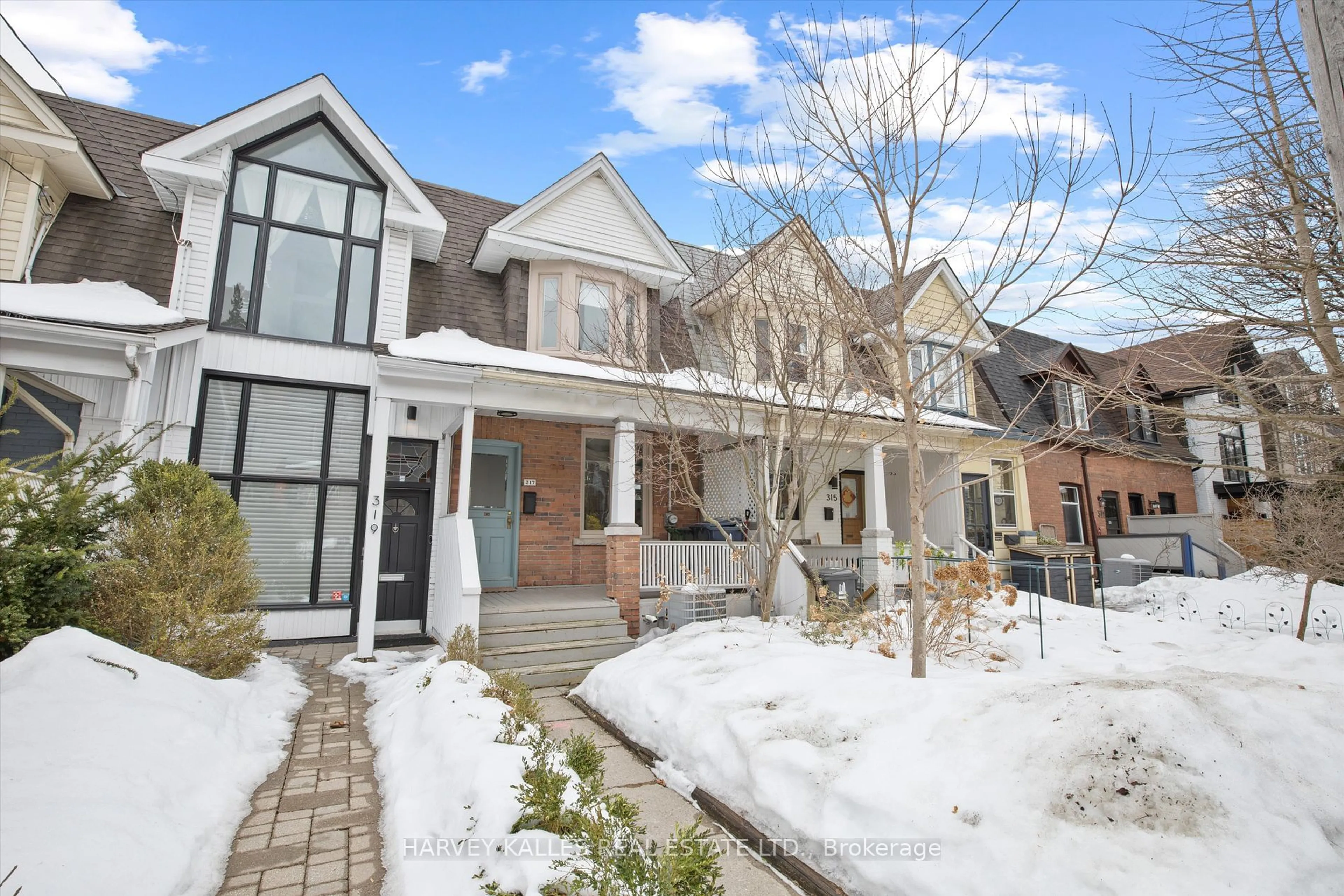 Home with brick exterior material, street for 317 Bain Ave, Toronto Ontario M4J 1B9