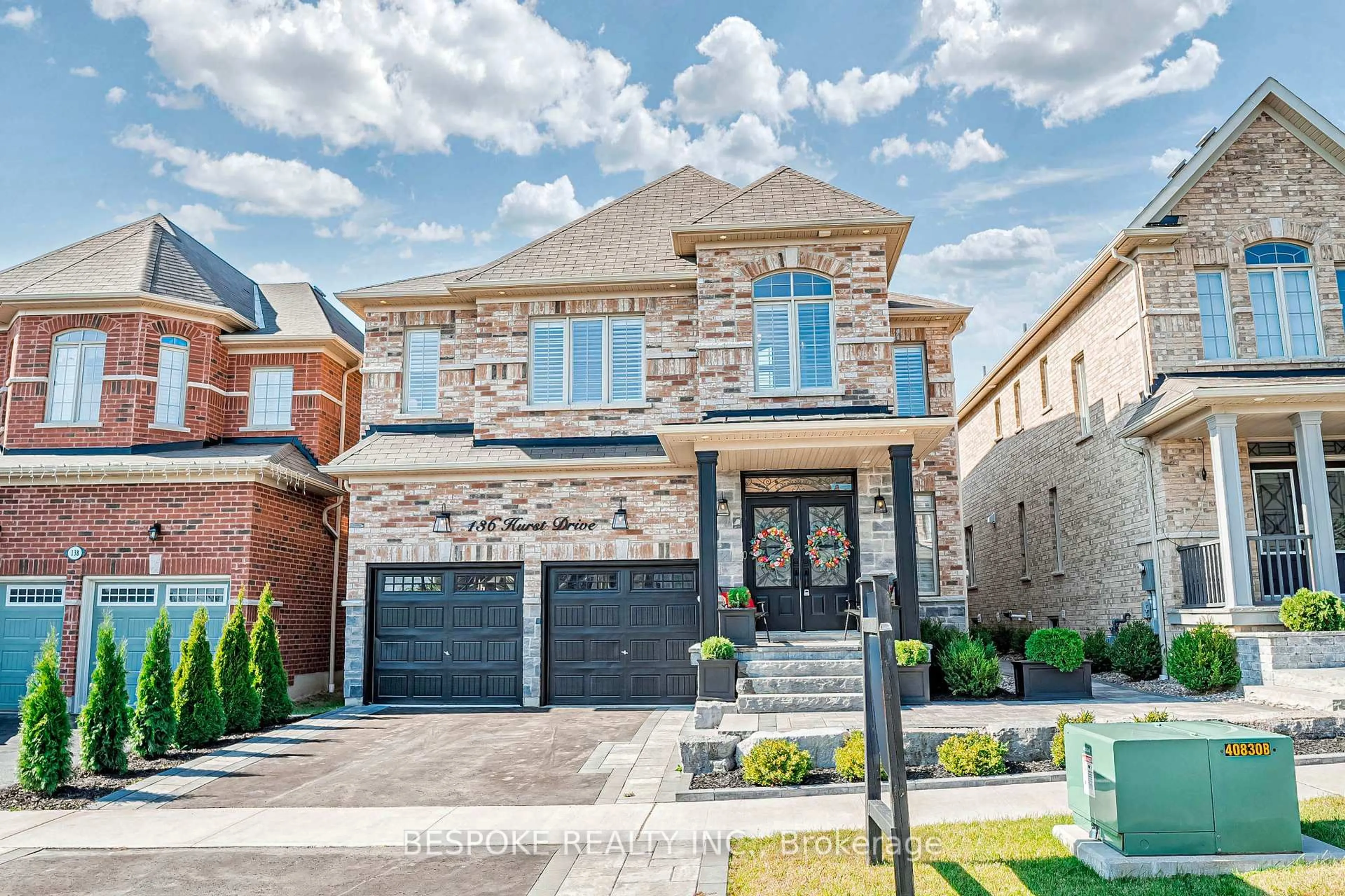 Home with brick exterior material, street for 136 Hurst Dr, Ajax Ontario L1T 0N9