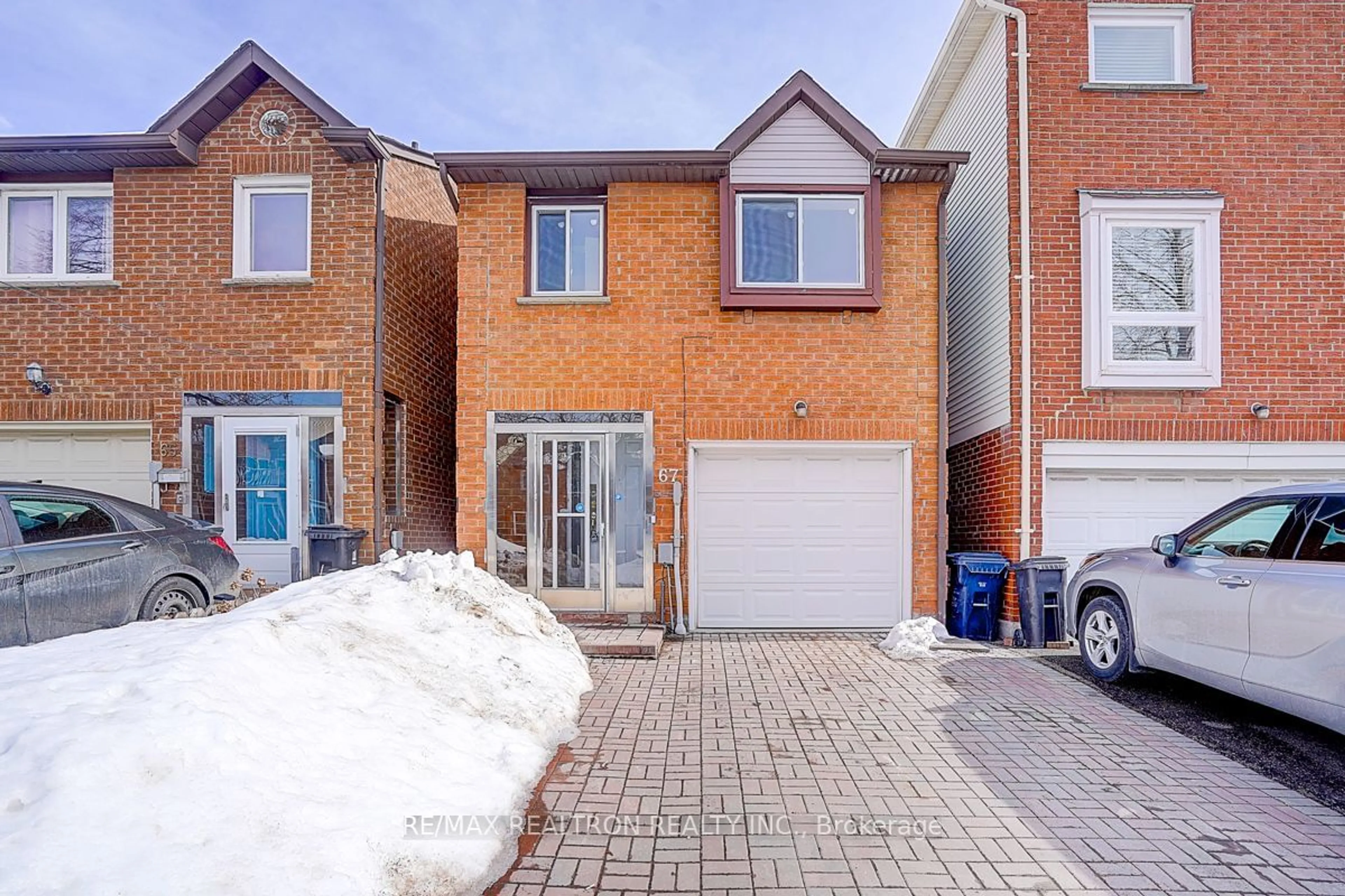 Home with brick exterior material, street for 67 West Burton Crt, Toronto Ontario M1S 4P7