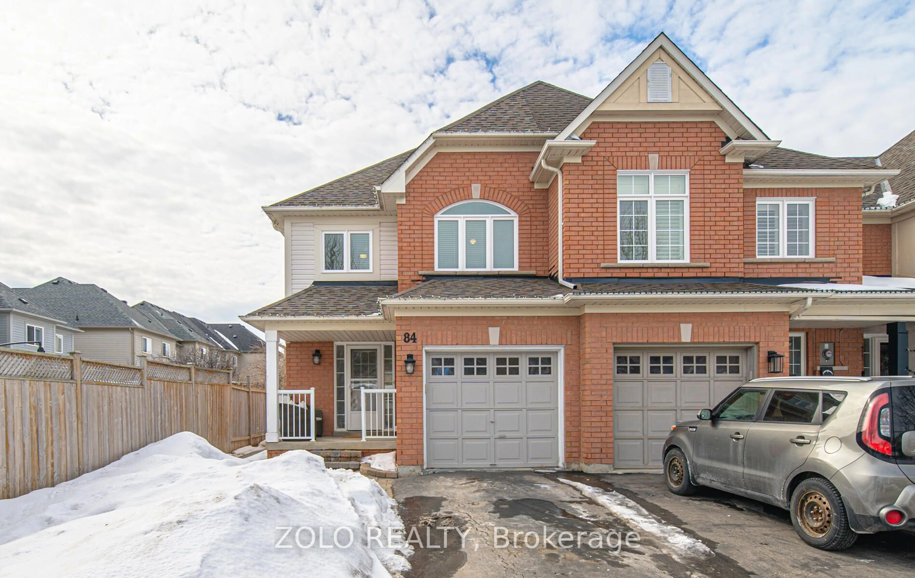 Home with brick exterior material, street for 84 Millburn Dr, Clarington Ontario L1C 5L7