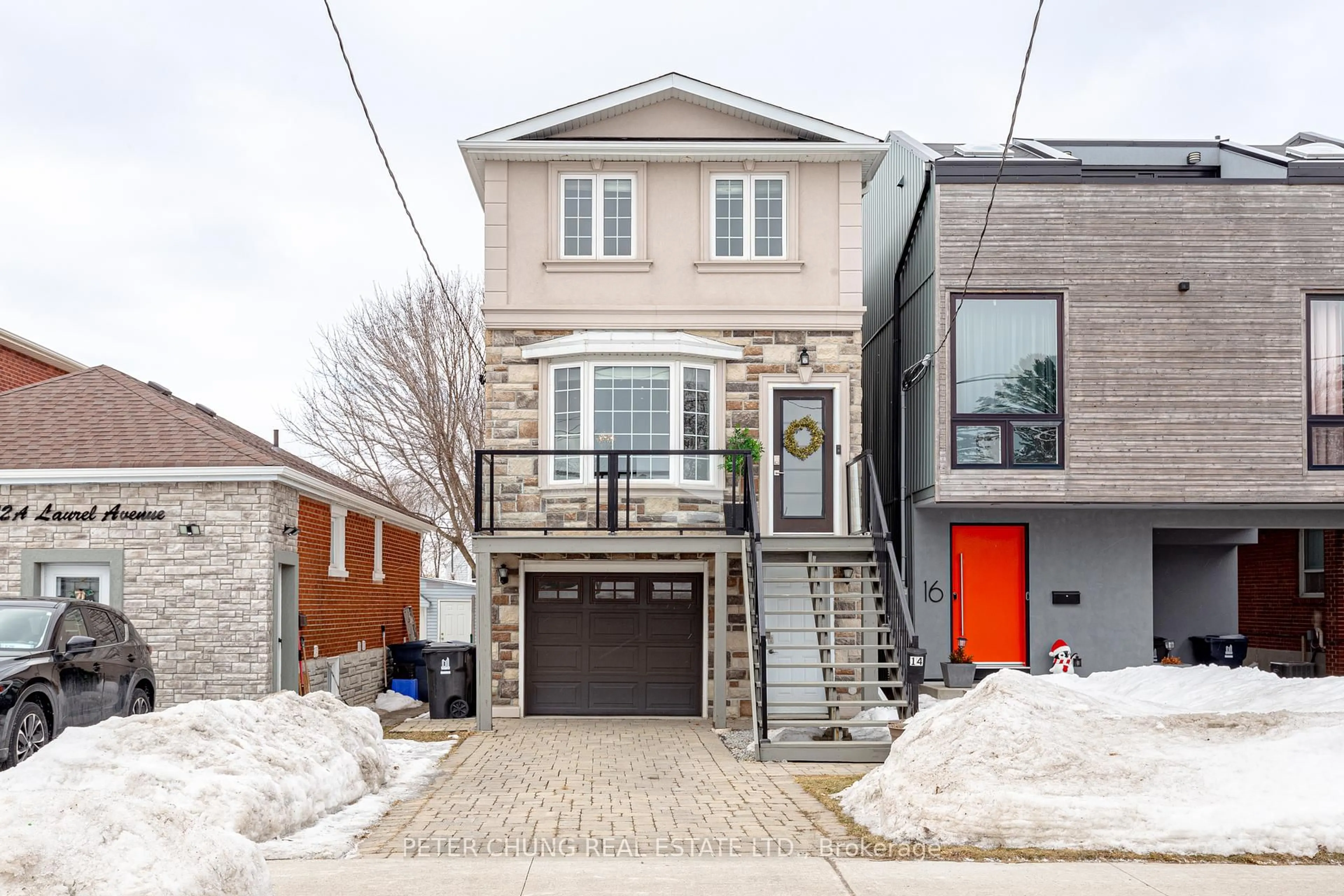 Home with brick exterior material, street for 14 Laurel Ave, Toronto Ontario M1K 3J2