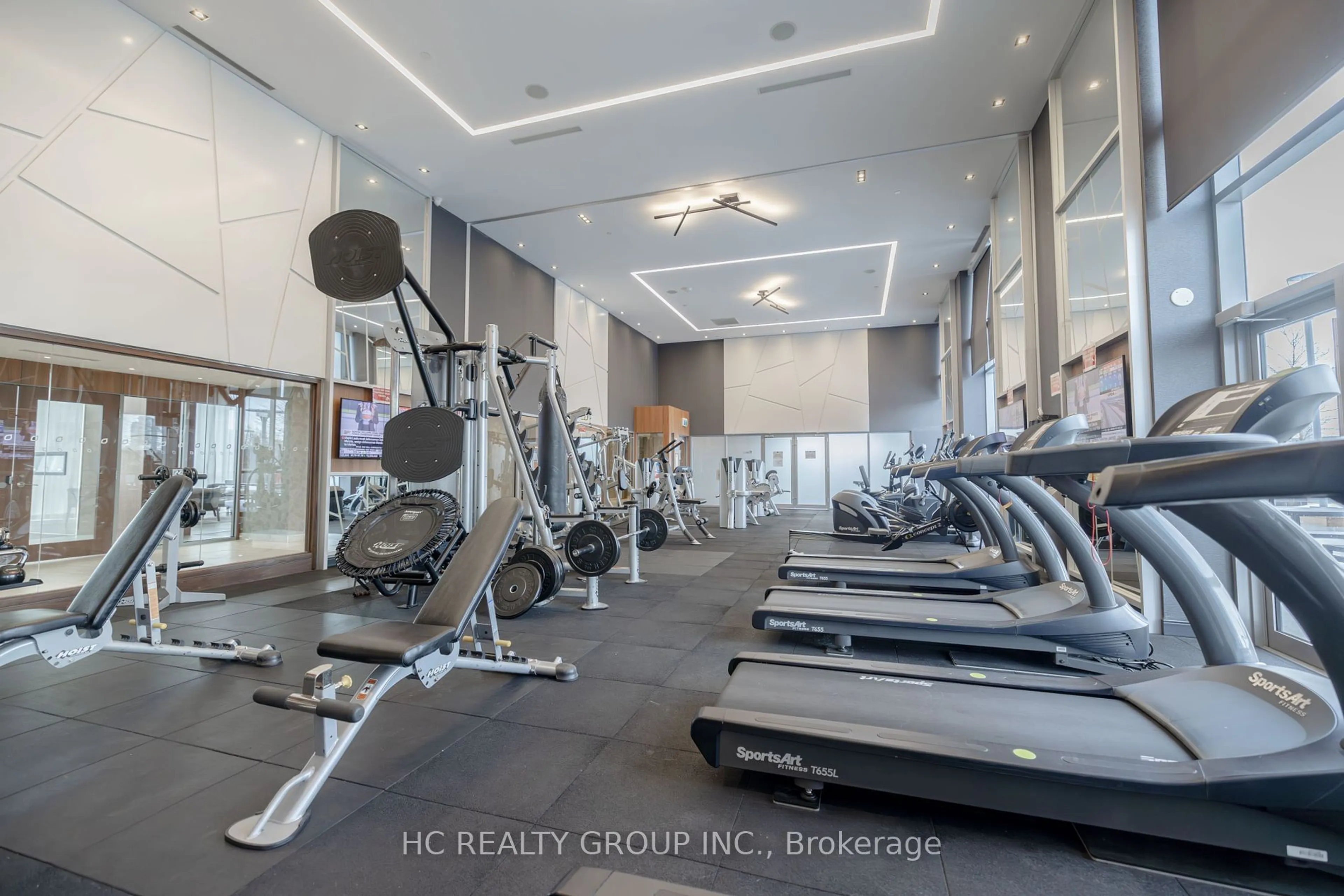 Gym or fitness room for 255 Village Green Sq #3303, Toronto Ontario M1S 0L7