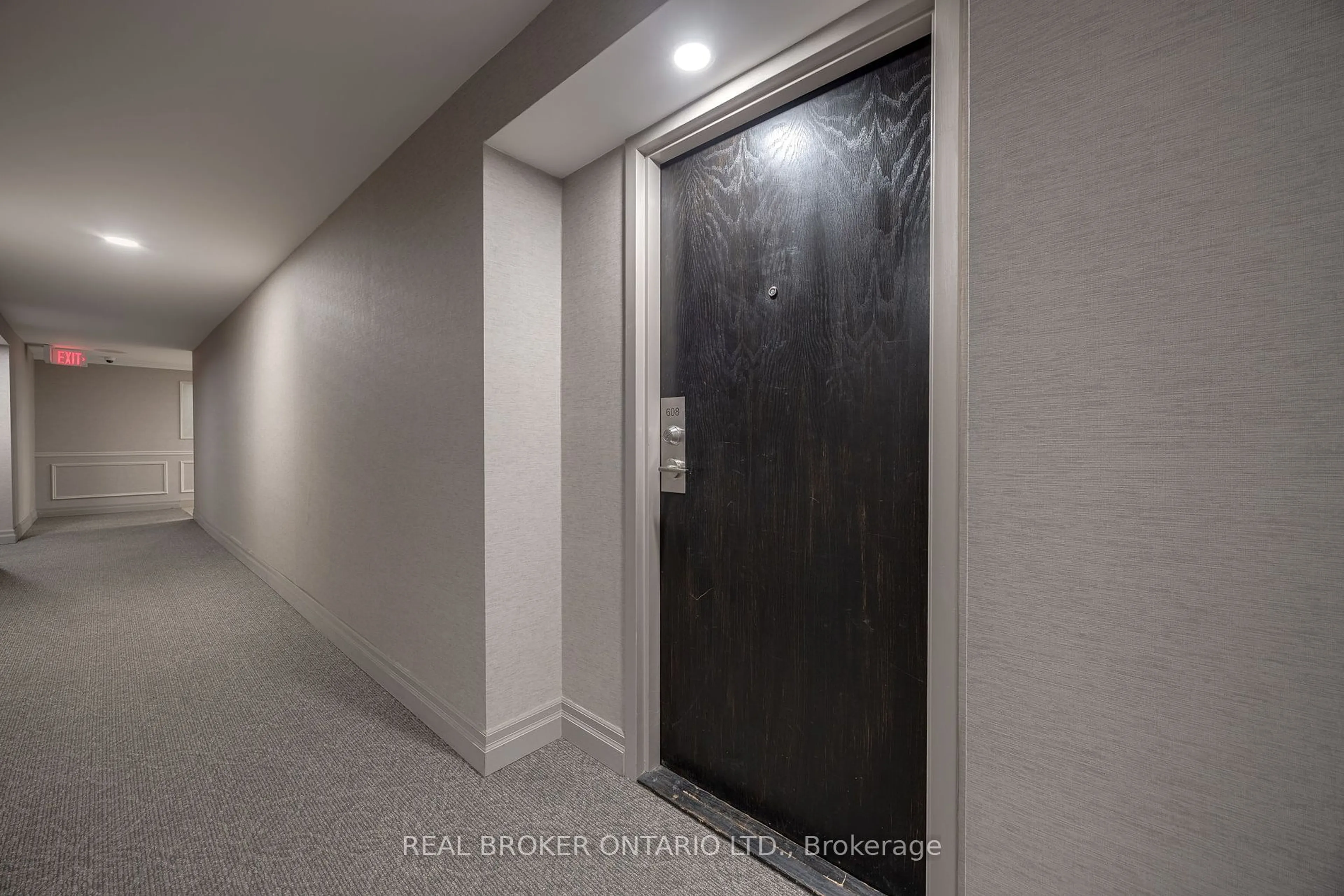 Indoor foyer for 4727 Sheppard Ave #608, Toronto Ontario M1S 5B3