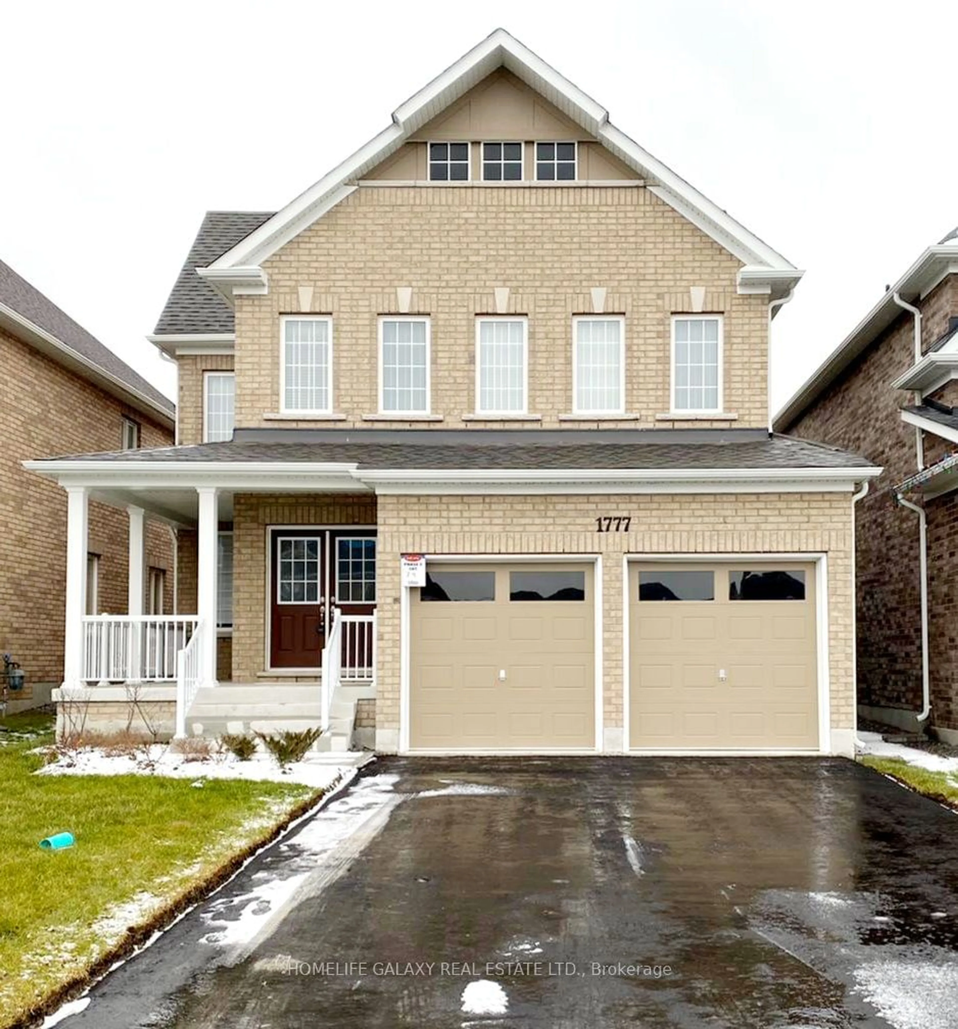 Home with brick exterior material, street for 1777 Douglas Langtree Dr, Oshawa Ontario L1K 0Y4