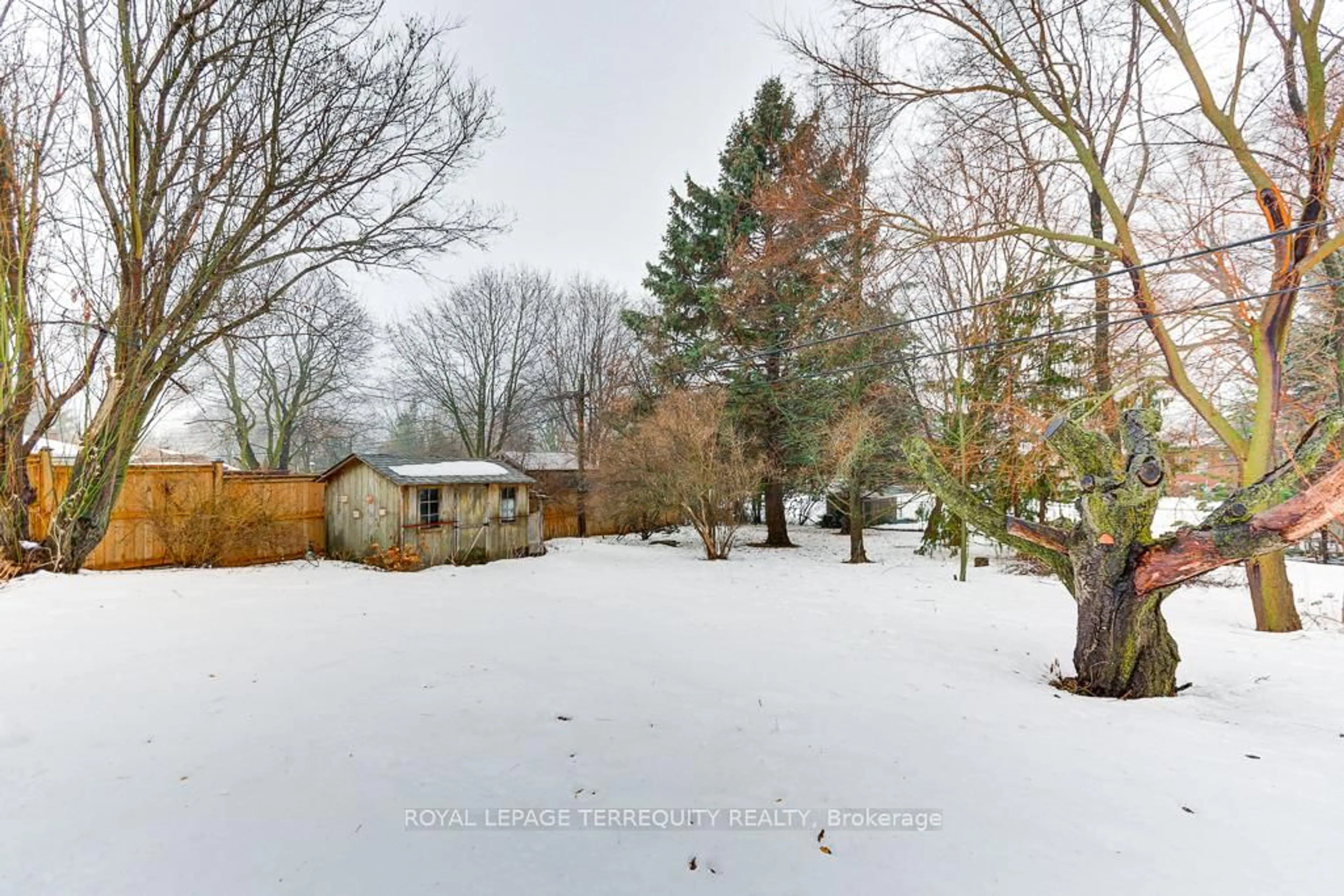 A pic from outside/outdoor area/front of a property/back of a property/a pic from drone, forest/trees view for 4 Bromton Dr, Toronto Ontario M1P 4B8