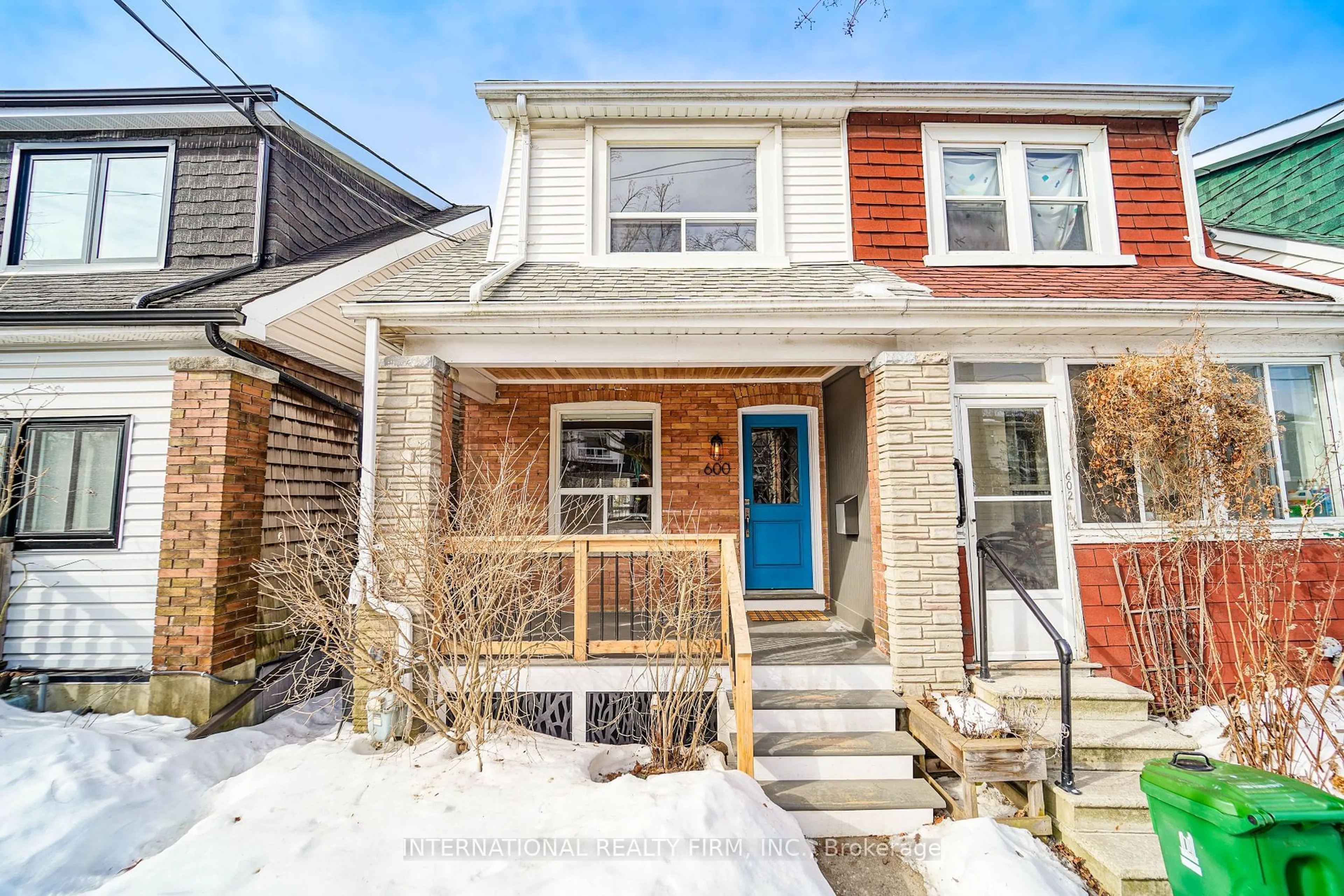 Home with brick exterior material, street for 600 Rhodes Ave, Toronto Ontario M4J 4X6