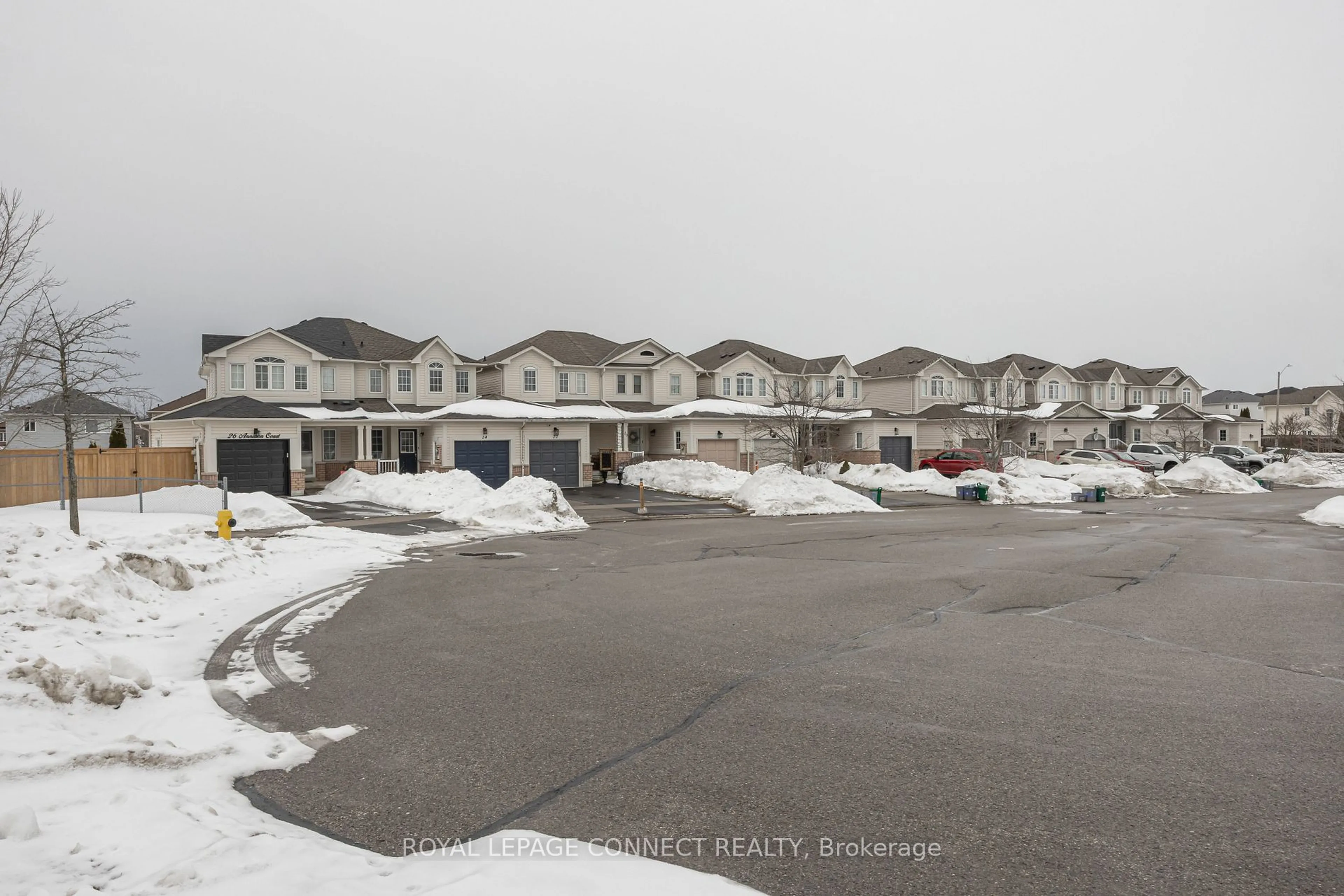 A pic from outside/outdoor area/front of a property/back of a property/a pic from drone, street for 24 Annisson Crt, Clarington Ontario L1C 5L3