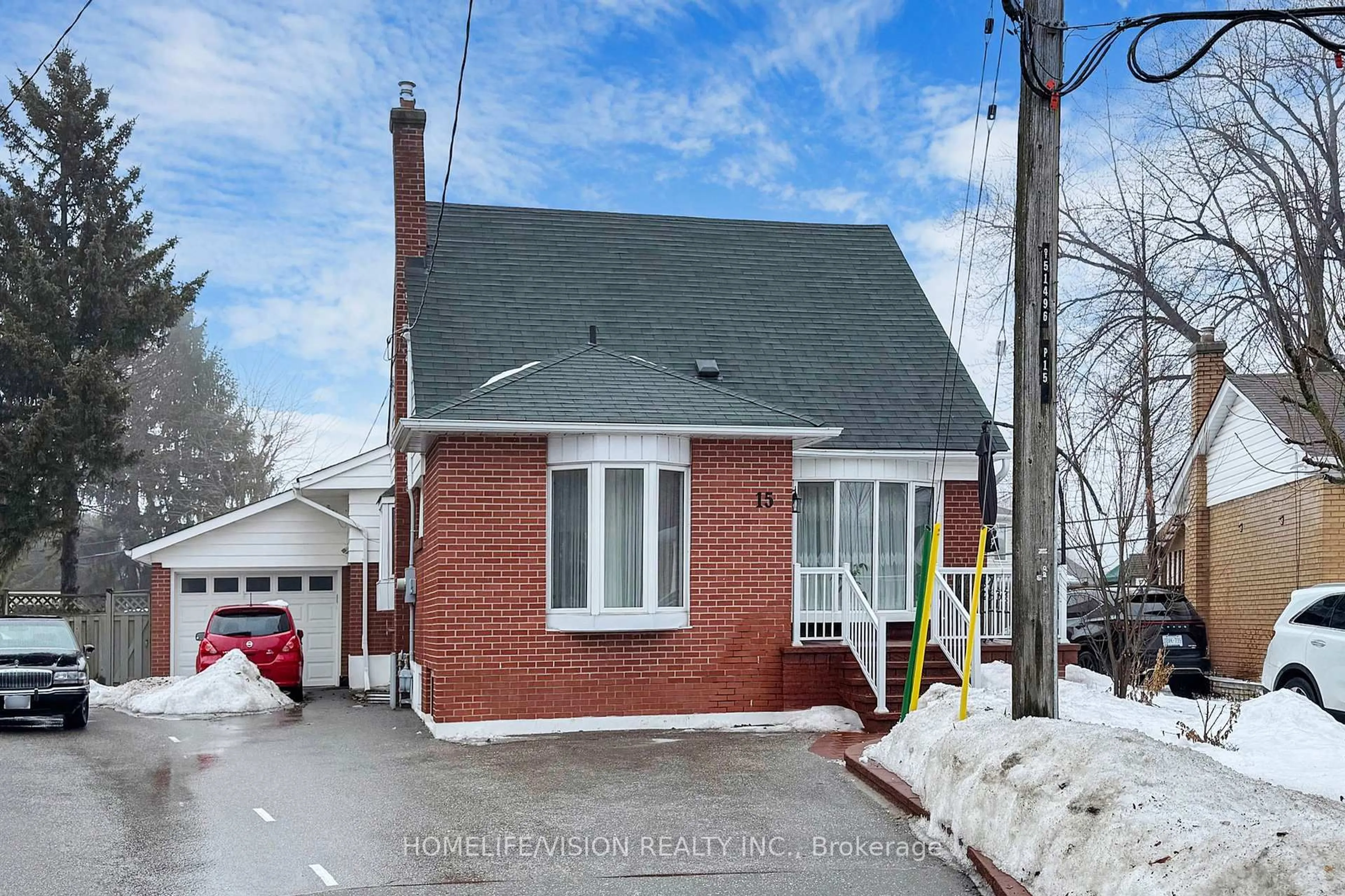 Home with brick exterior material, street for 15 Ivordale Cres, Toronto Ontario M1R 2W5