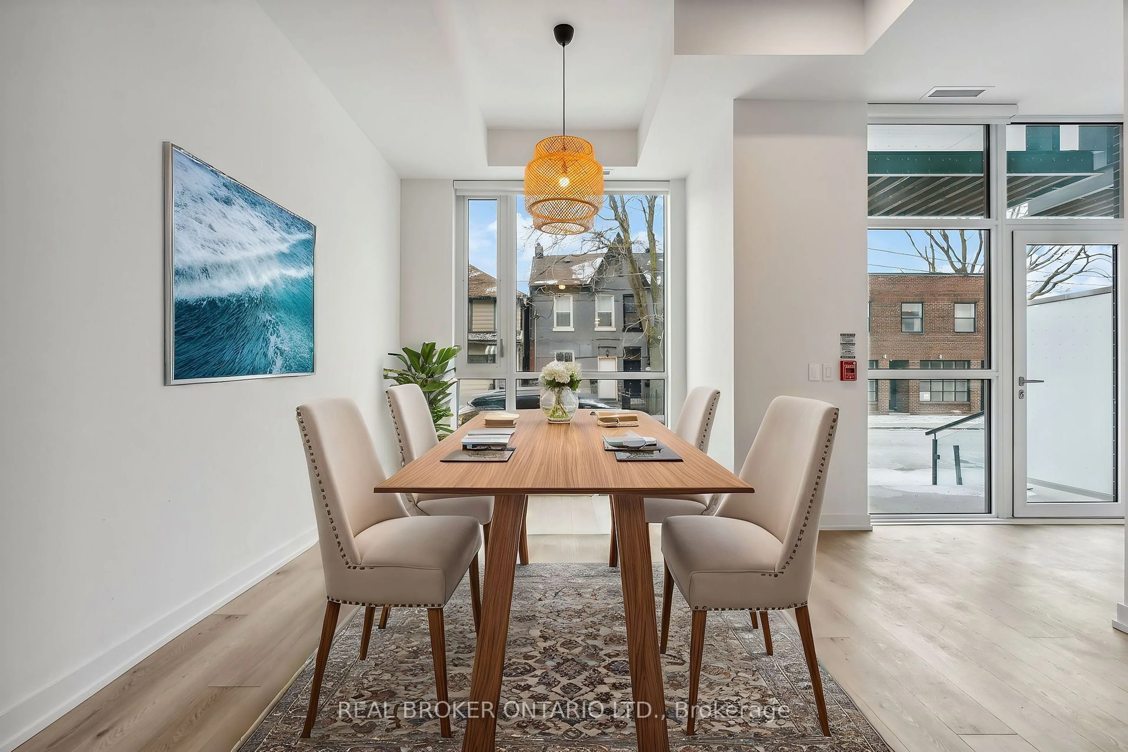 Dining room, unknown for 150 Logan Ave #TH131, Toronto Ontario M4M 0E4