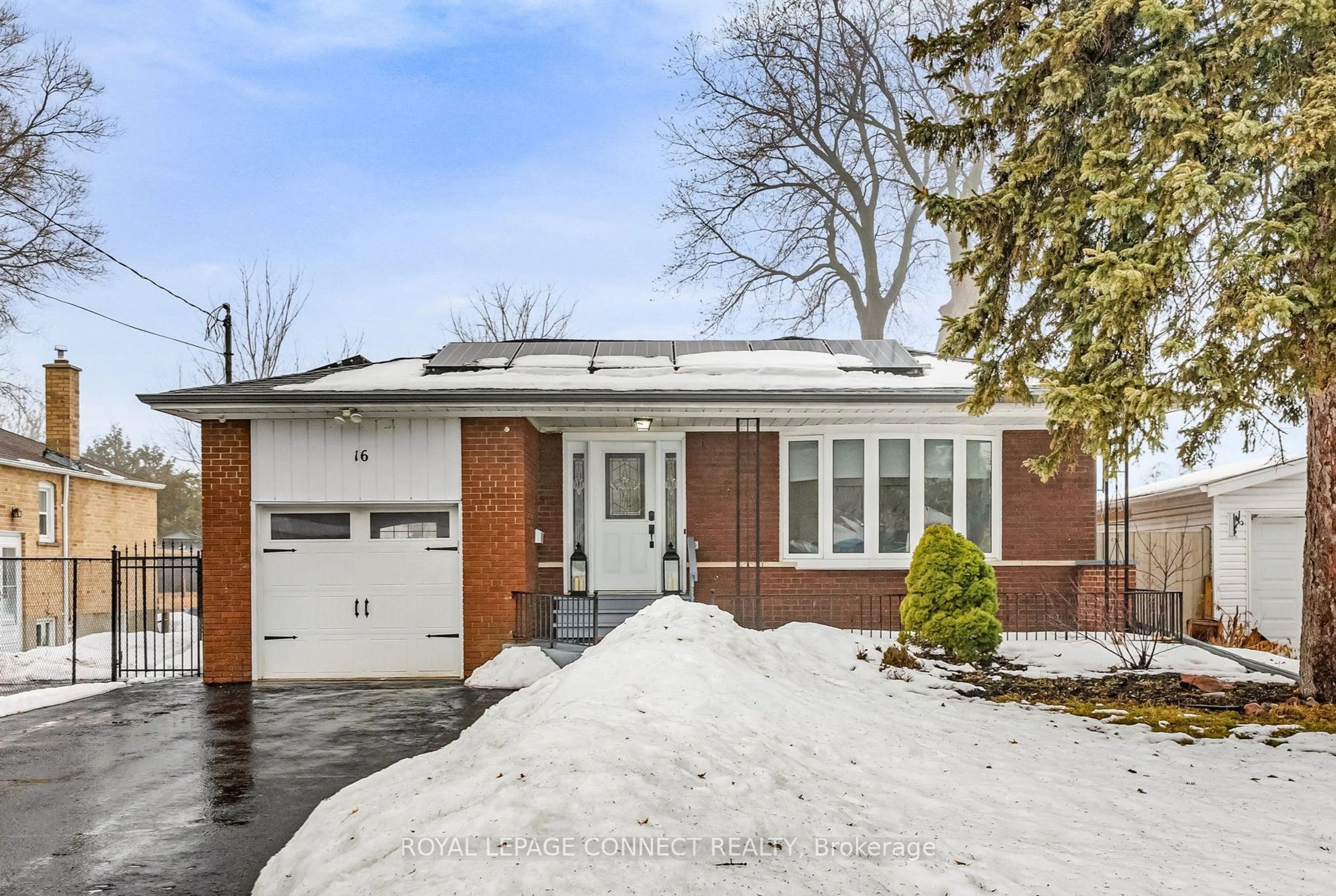 Home with brick exterior material, street for 16 Homestead Rd, Toronto Ontario M1E 3R9