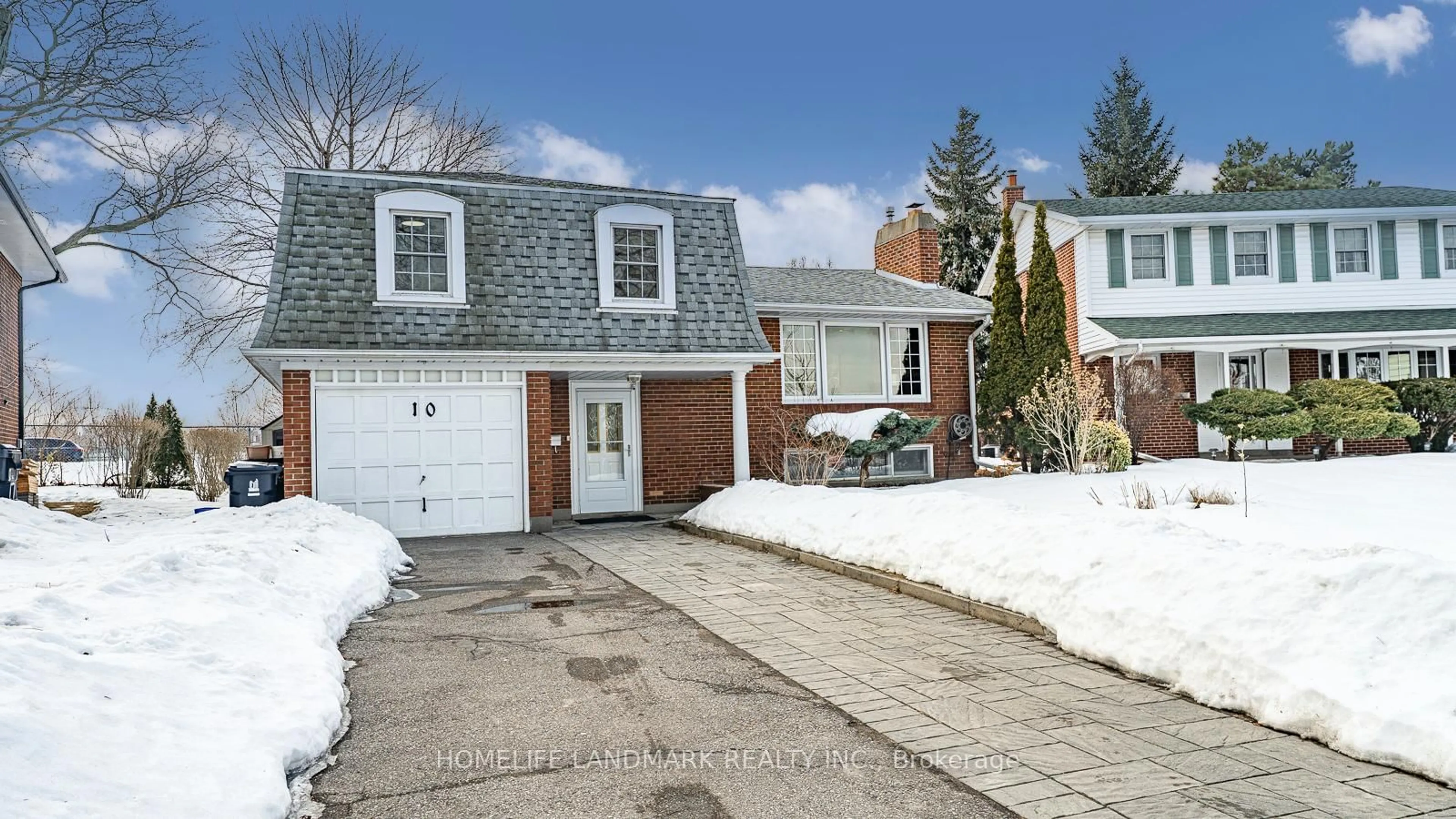 Home with brick exterior material, street for 10 Rotunda Pl, Toronto Ontario M1T 1M7