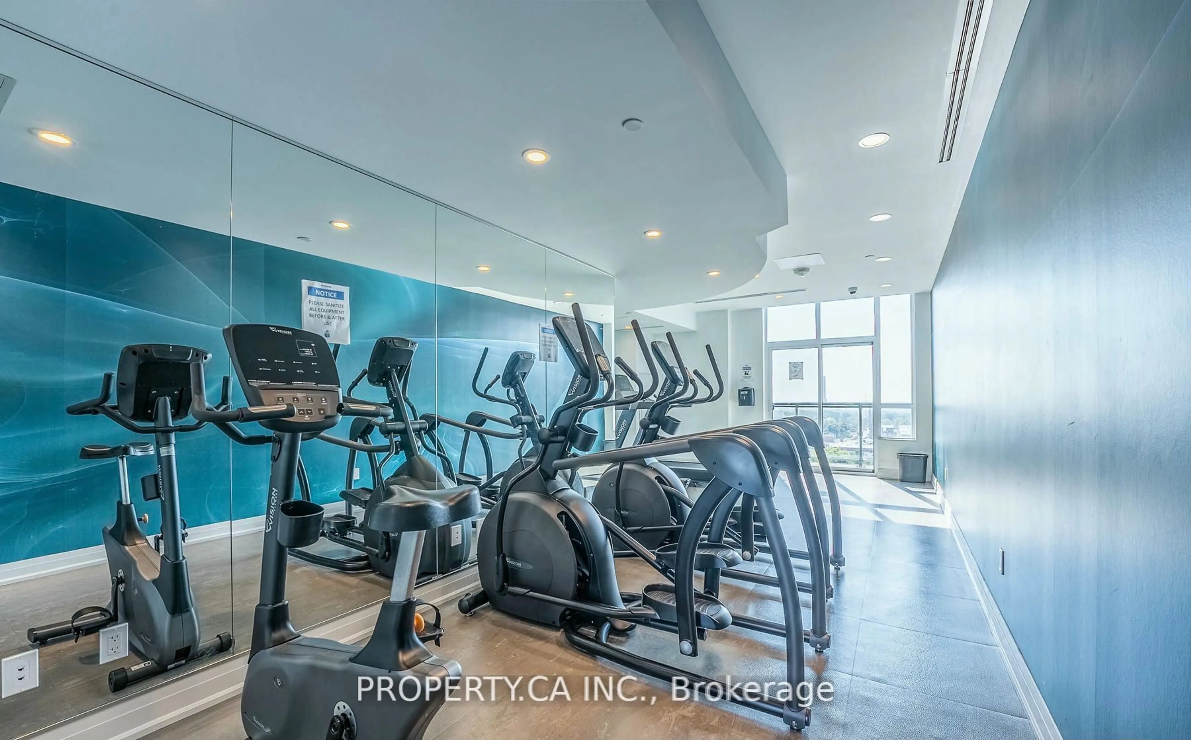 Gym or fitness room for 630 Greenwood Ave #308, Toronto Ontario M4J 4B2