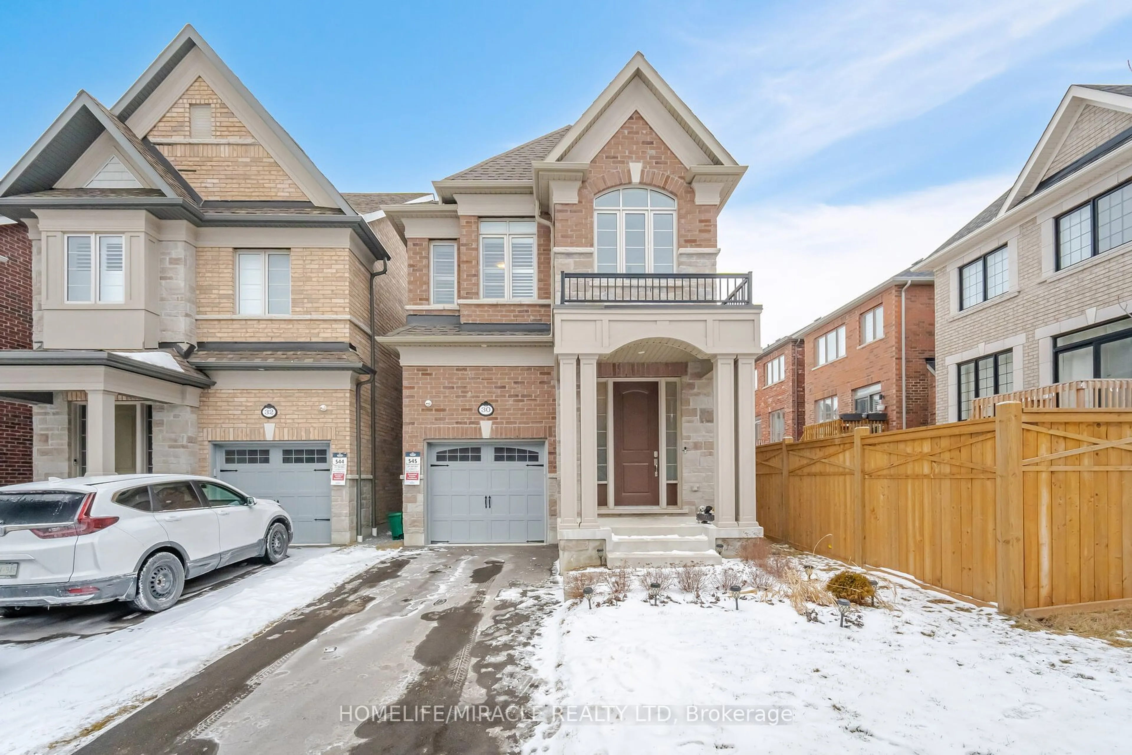 Home with brick exterior material, street for 30 Gillivary Dr, Whitby Ontario L1P 0C9