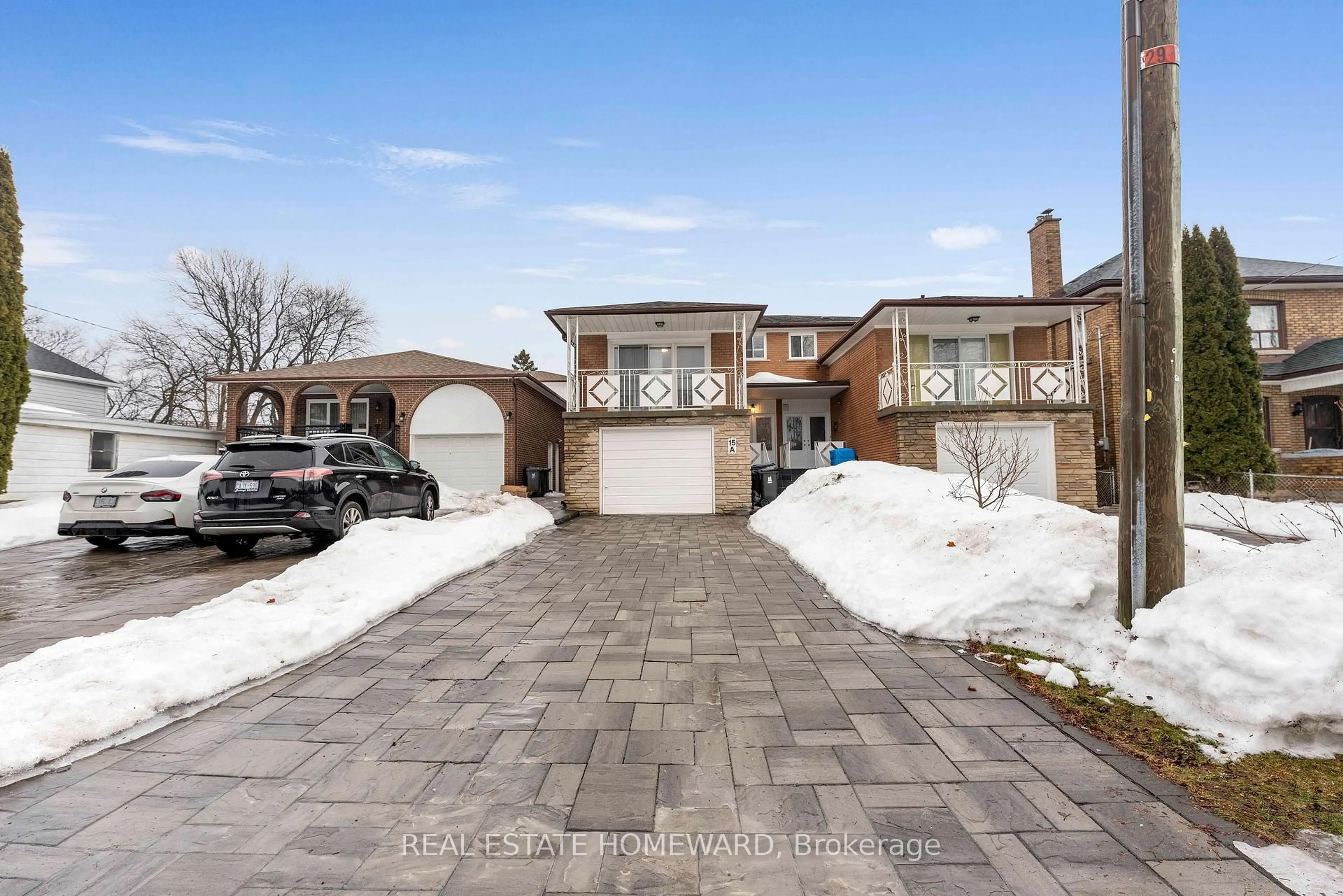 Home with brick exterior material, street for 15A Davidson Ave, Toronto Ontario M1K 1C2