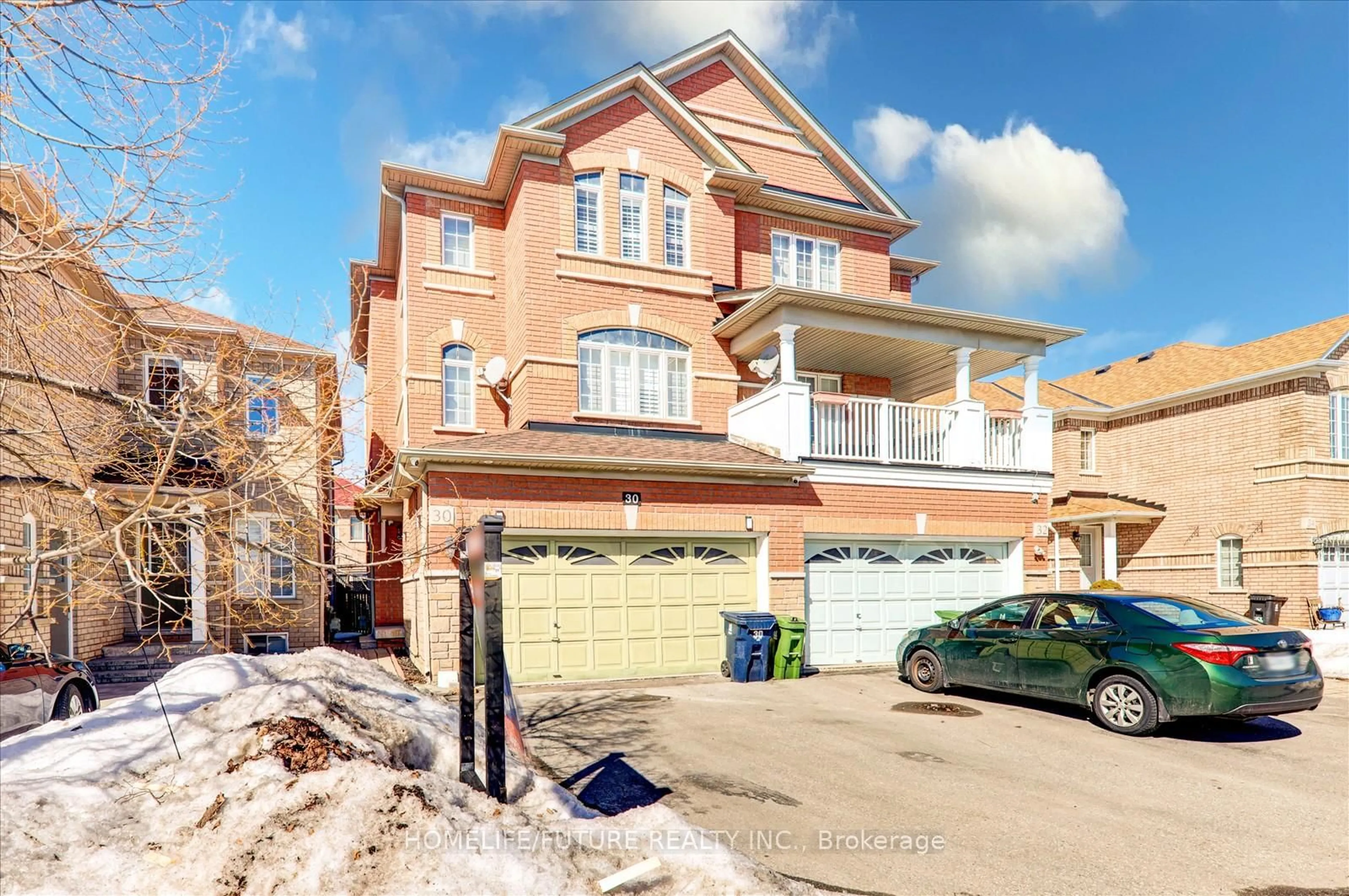 Home with brick exterior material, street for 30 Flatfield Terr, Toronto Ontario M1B 6C4