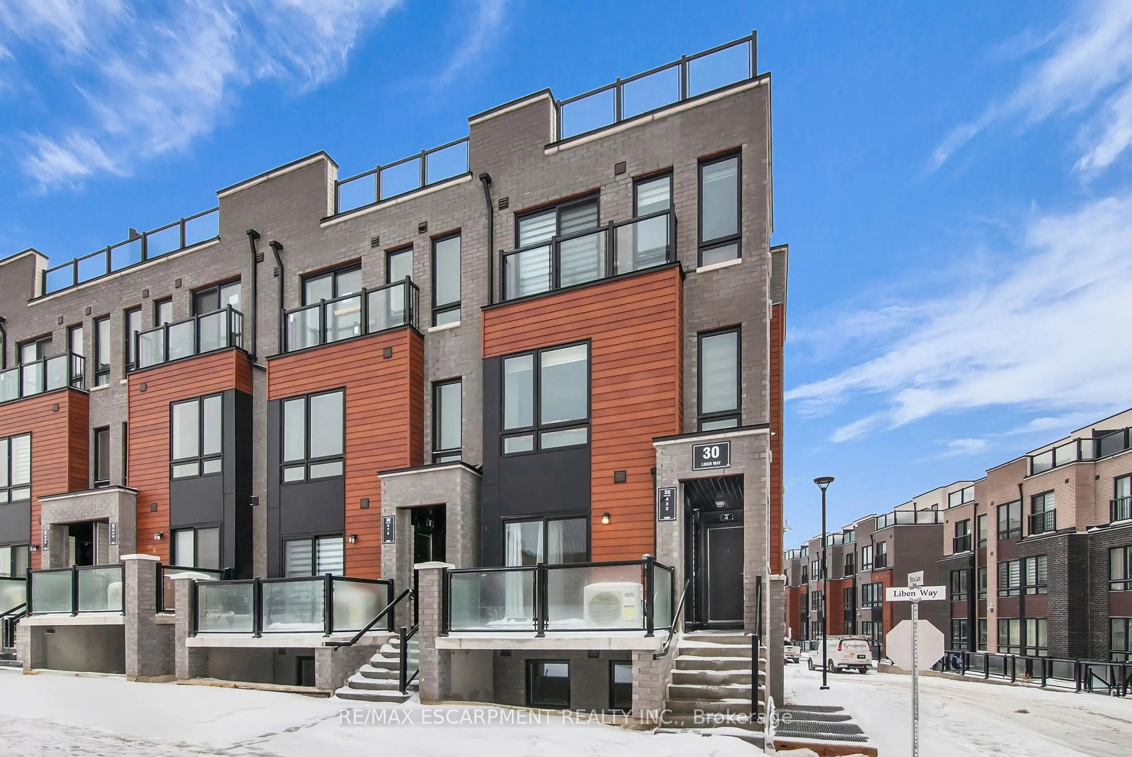 Home with brick exterior material, street for 30 Liben Way #2, Toronto Ontario M1B 1Y4