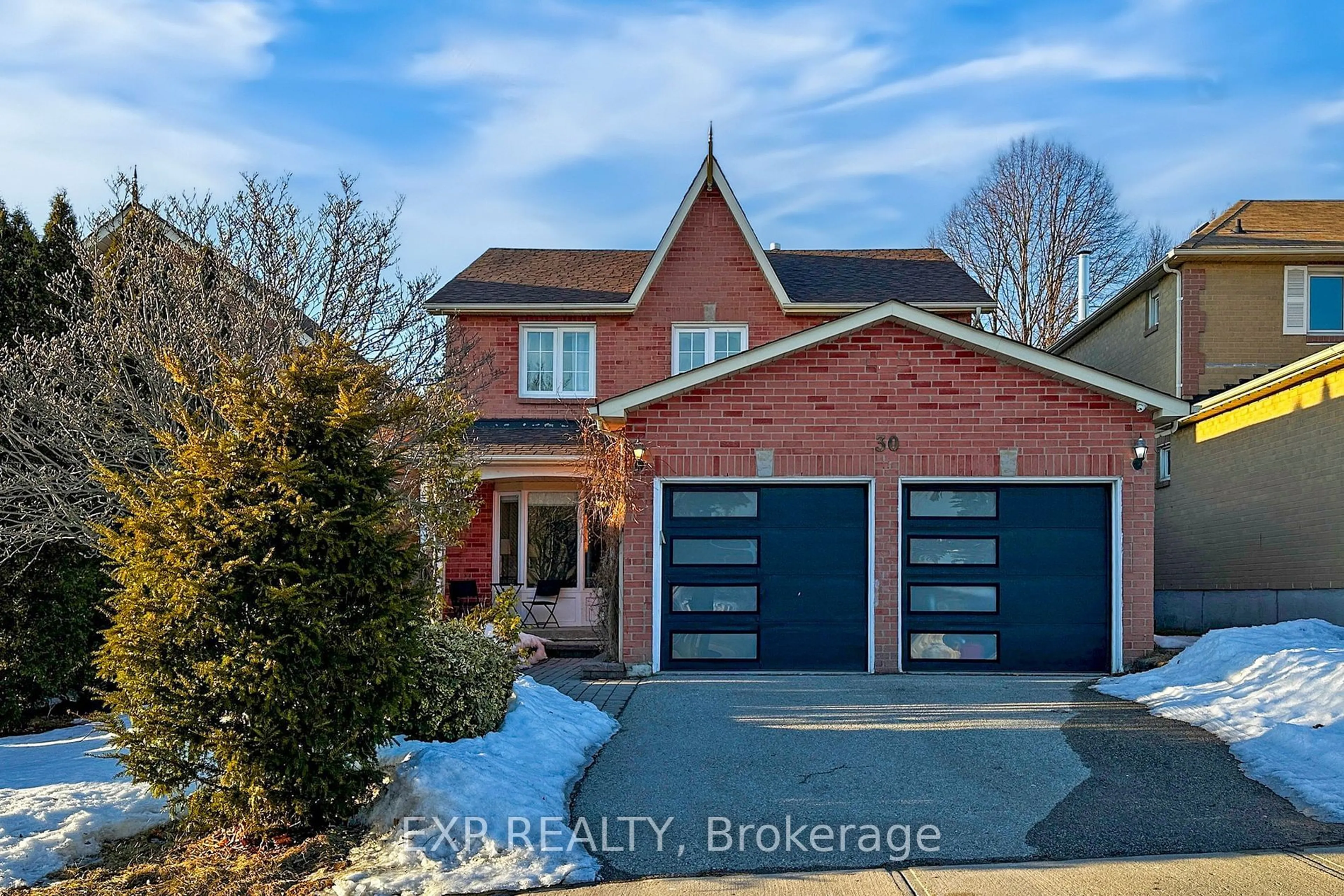 Home with brick exterior material, street for 30 Magill Dr, Ajax Ontario L1T 3H7