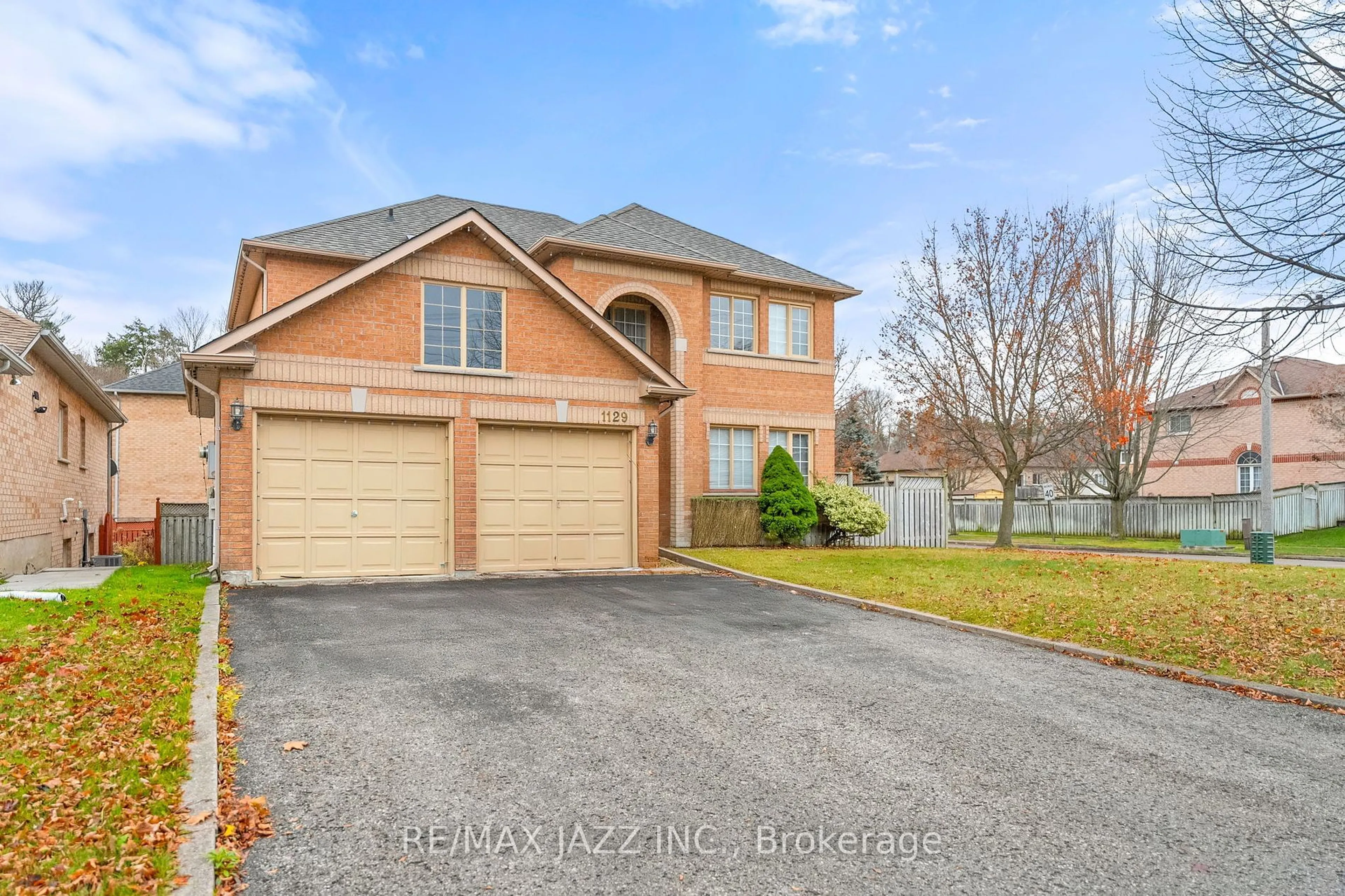 Home with brick exterior material, street for 1129 Gossamer Dr, Pickering Ontario L1X 2T8