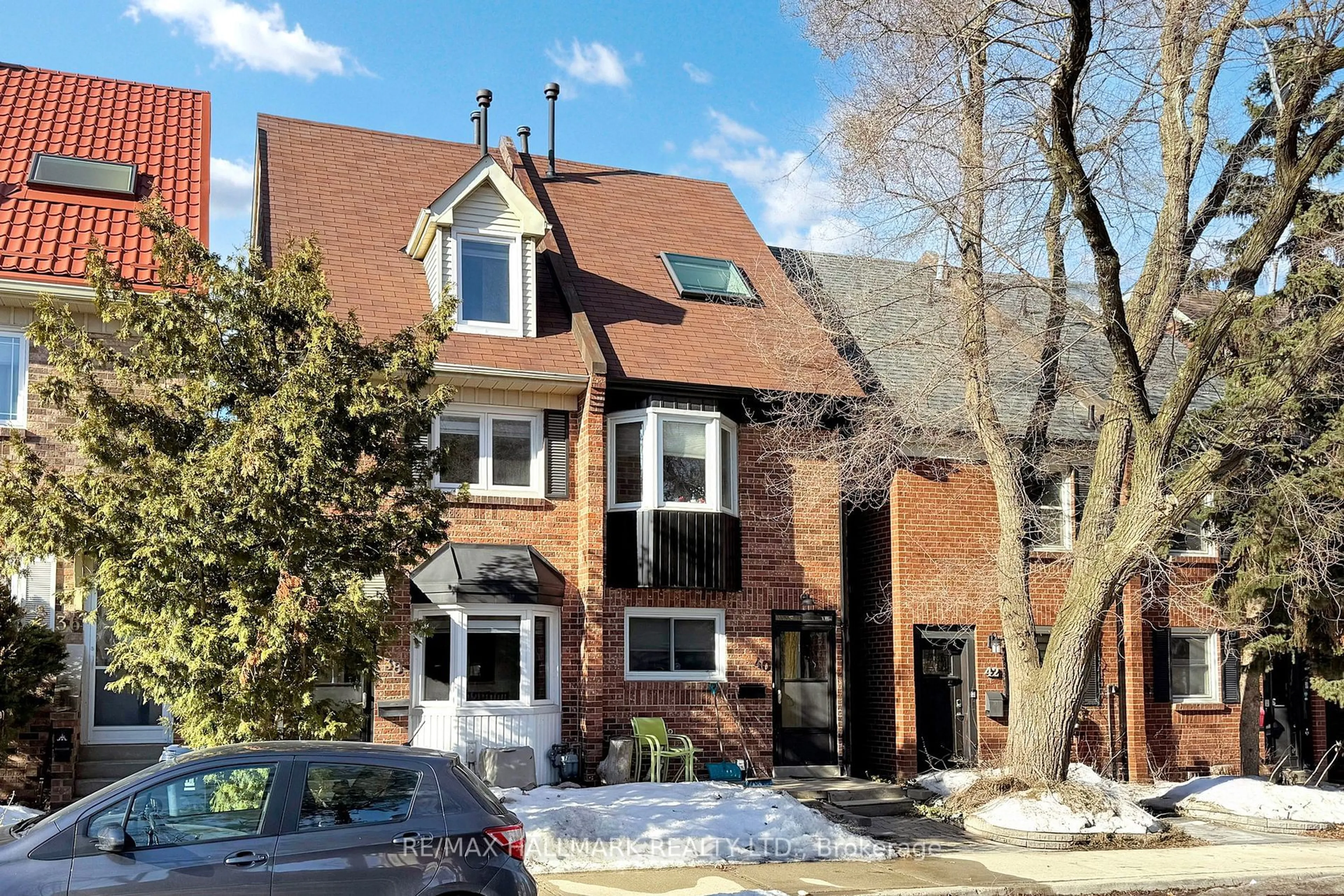 Home with brick exterior material, street for 38 Torbrick Rd, Toronto Ontario M4J 4Z5