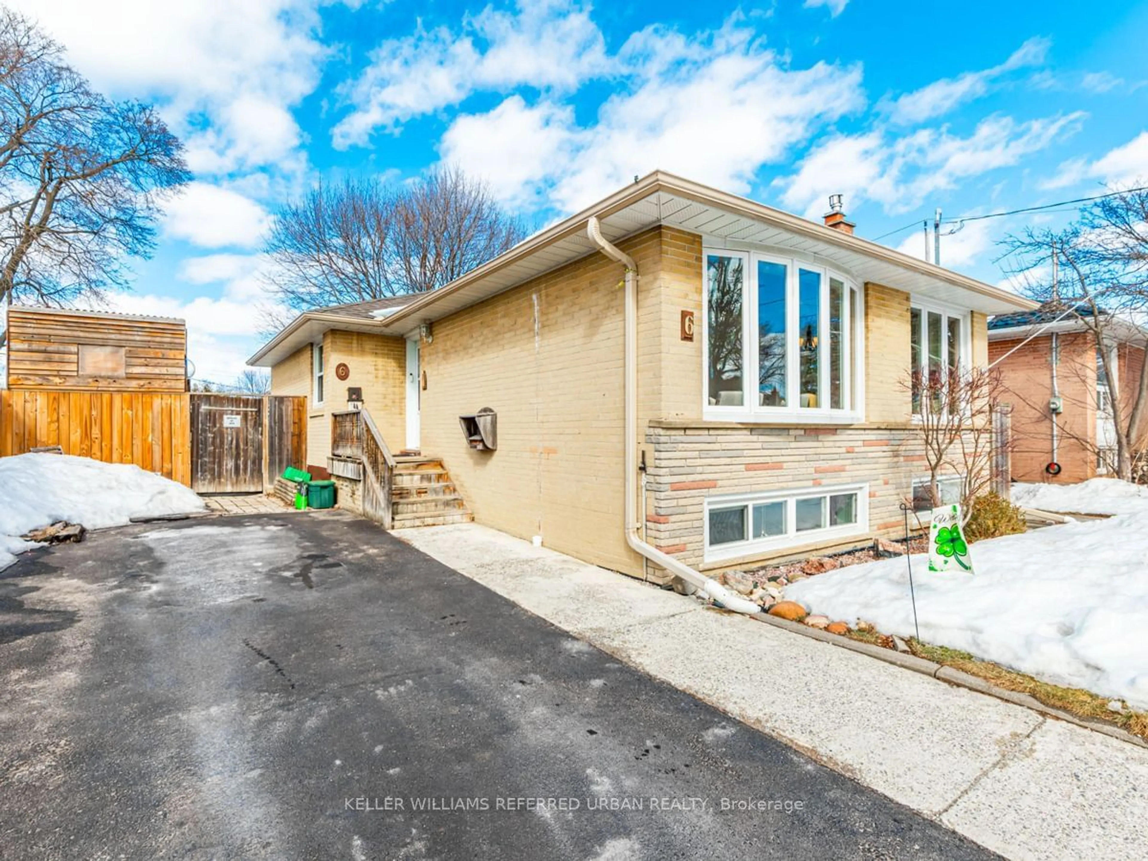 Home with brick exterior material, street for 6 Tralee Ave, Toronto Ontario M1G 3E4