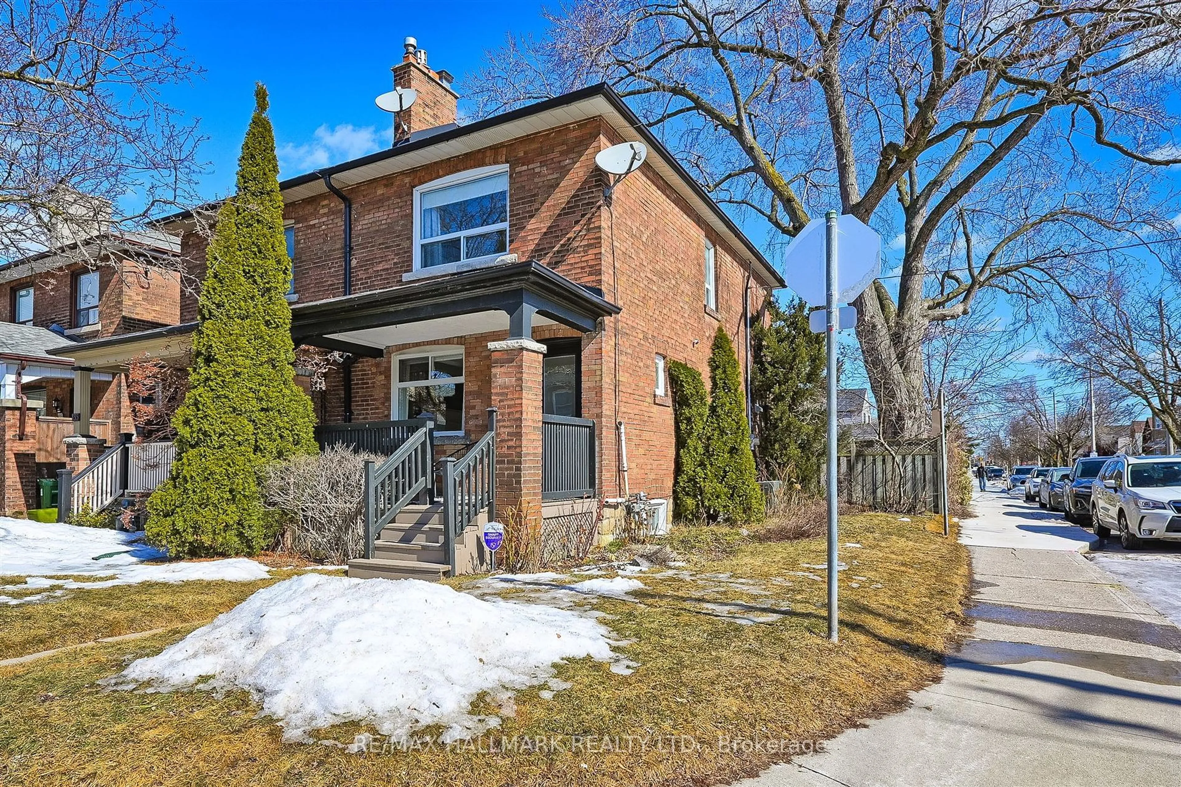 Home with brick exterior material, street for 133 Woodycrest Ave, Toronto Ontario M4J 3B7