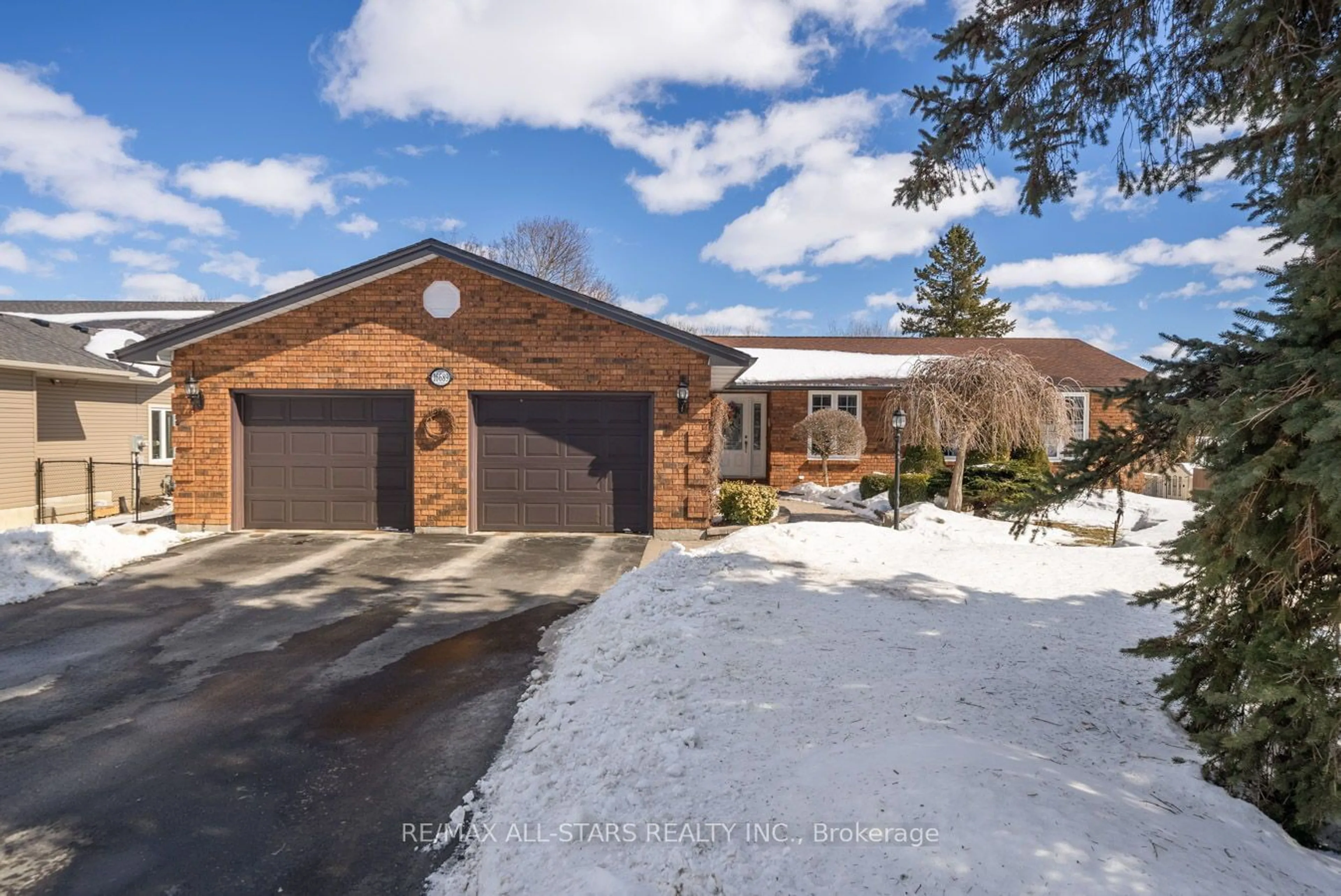 Home with brick exterior material, street for 16689 Old Simcoe Rd, Scugog Ontario L9L 1P1