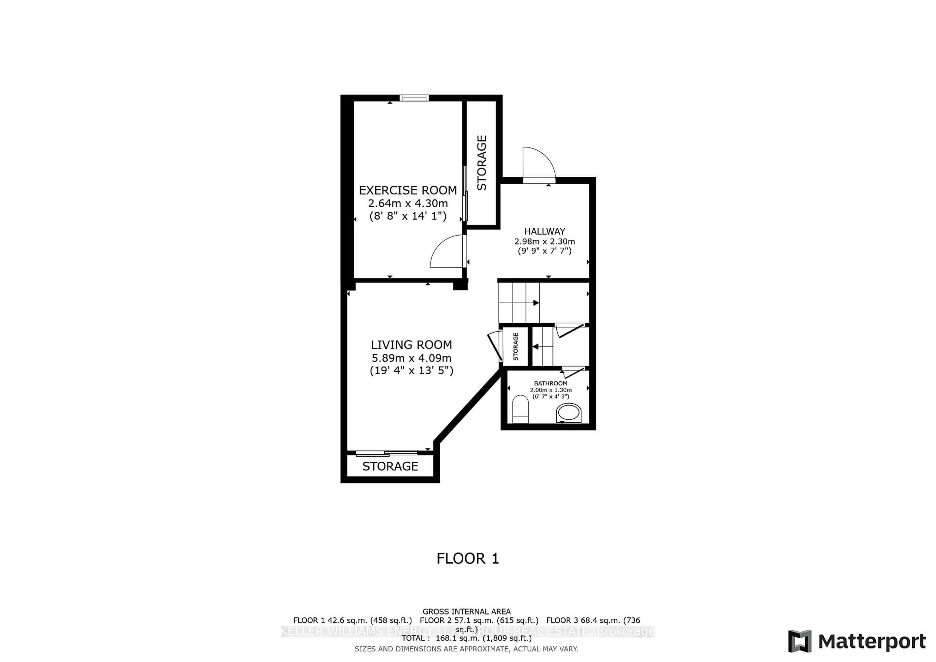 Floor plan for 42 Jays Dr, Whitby Ontario L1R 2P6