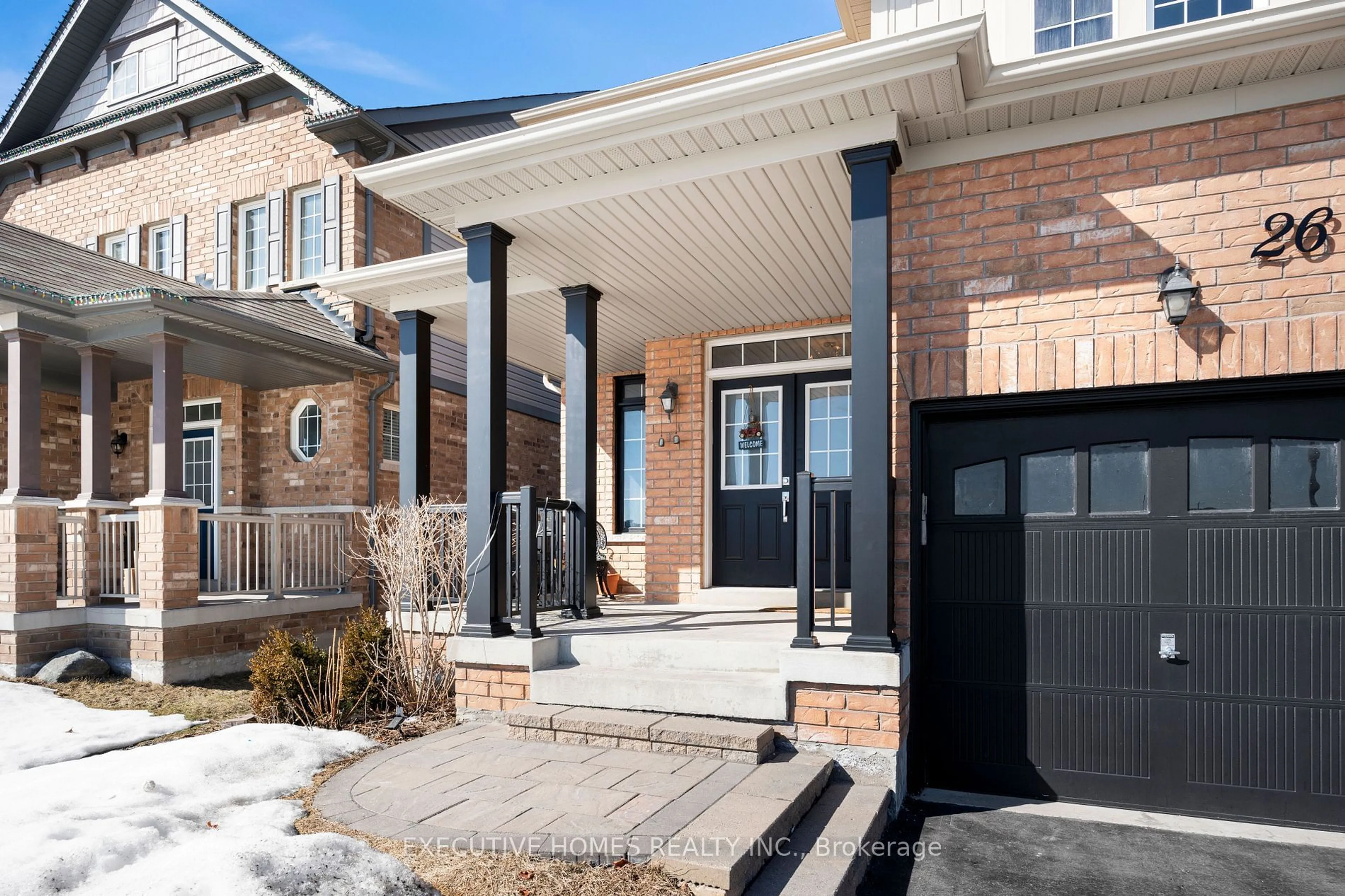 Home with brick exterior material, street for 26 Kenneth Cole Dr, Clarington Ontario L1C 3K2