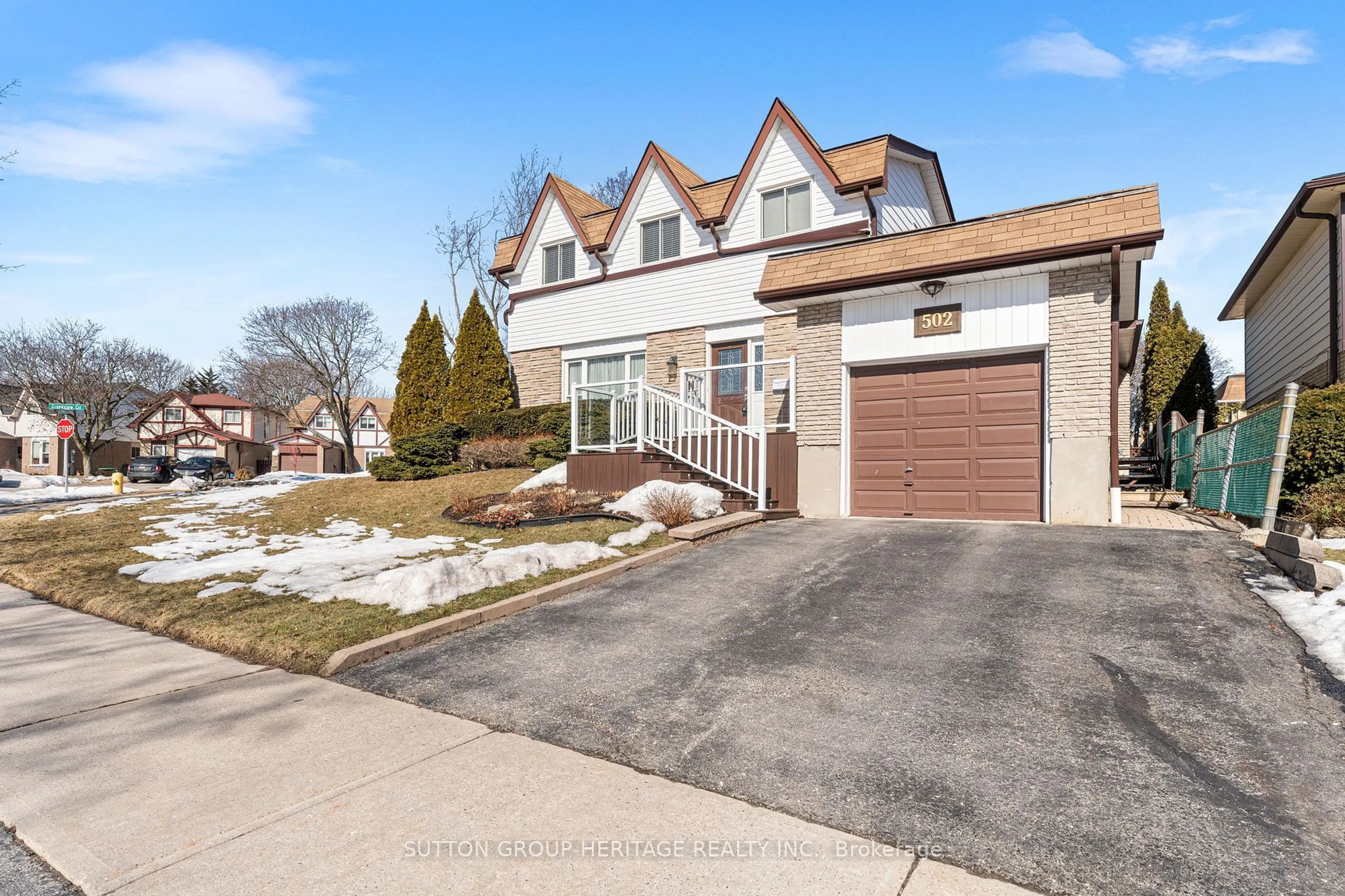 Home with brick exterior material, street for 502 Petticoat Lane, Pickering Ontario L1W 3J1