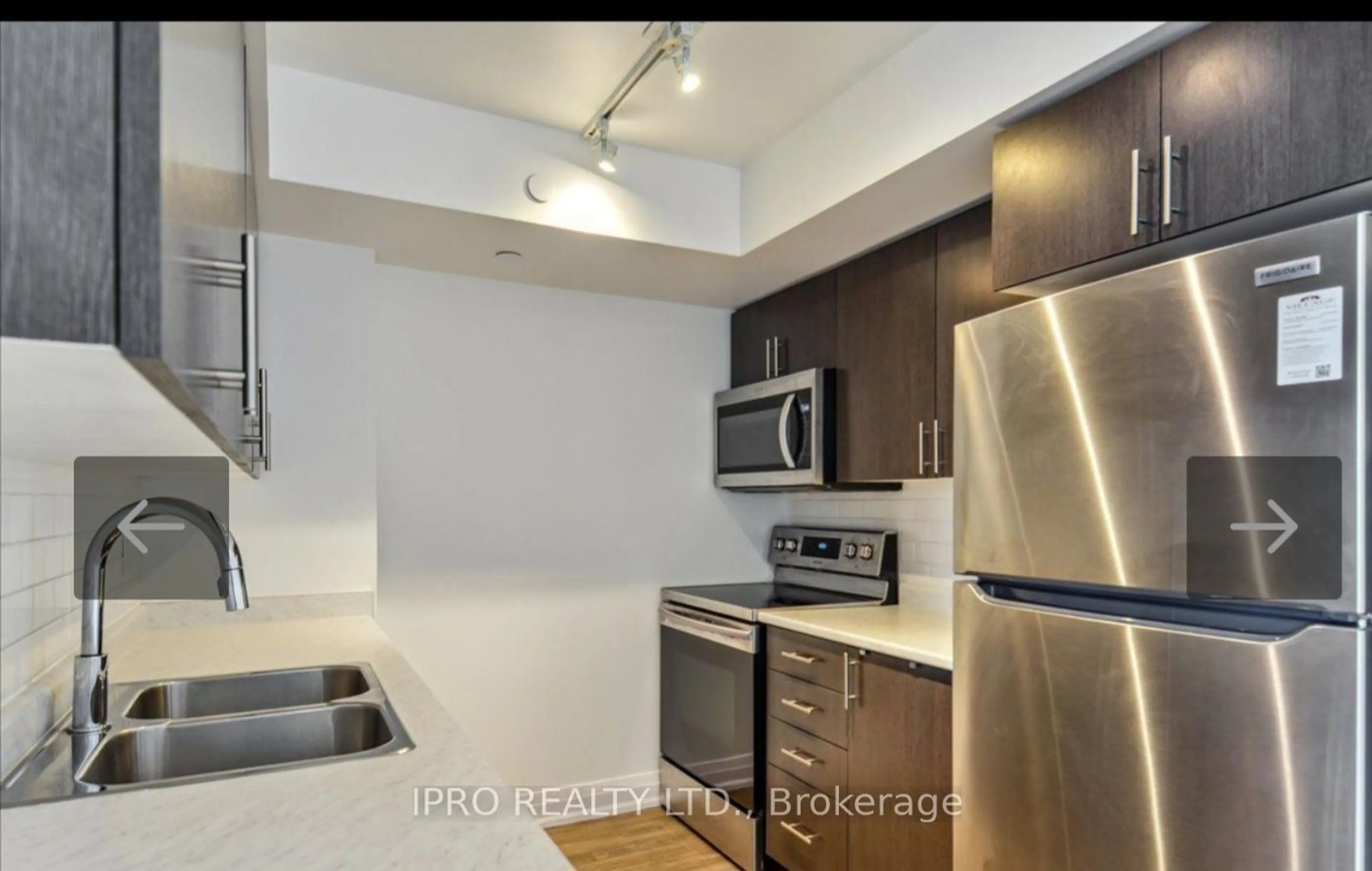 Standard kitchen, unknown for 8 Trent Ave #307, Toronto Ontario M4C 5C6