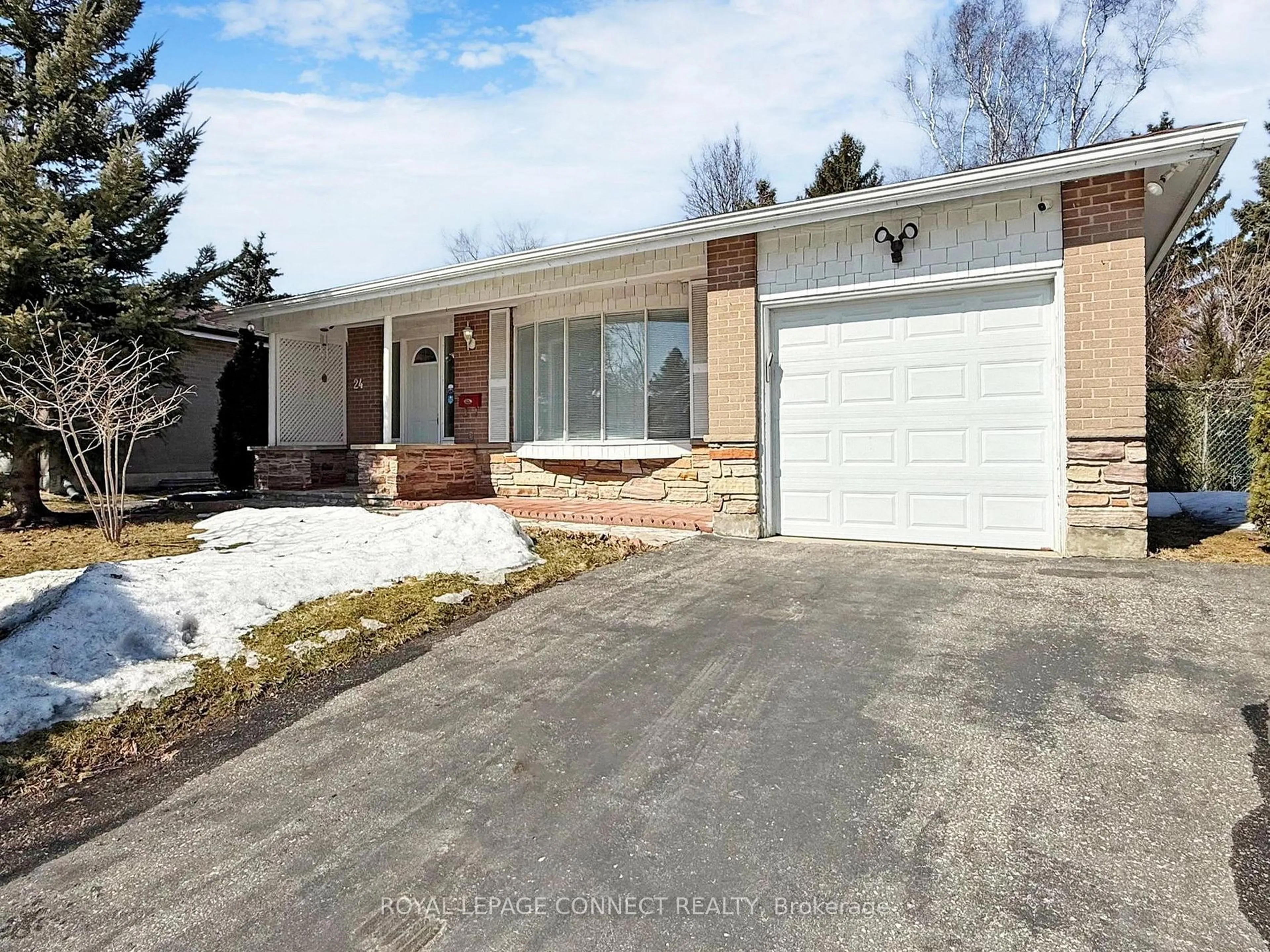 Home with brick exterior material, street for 24 Grovenest Dr, Toronto Ontario M1E 4J3