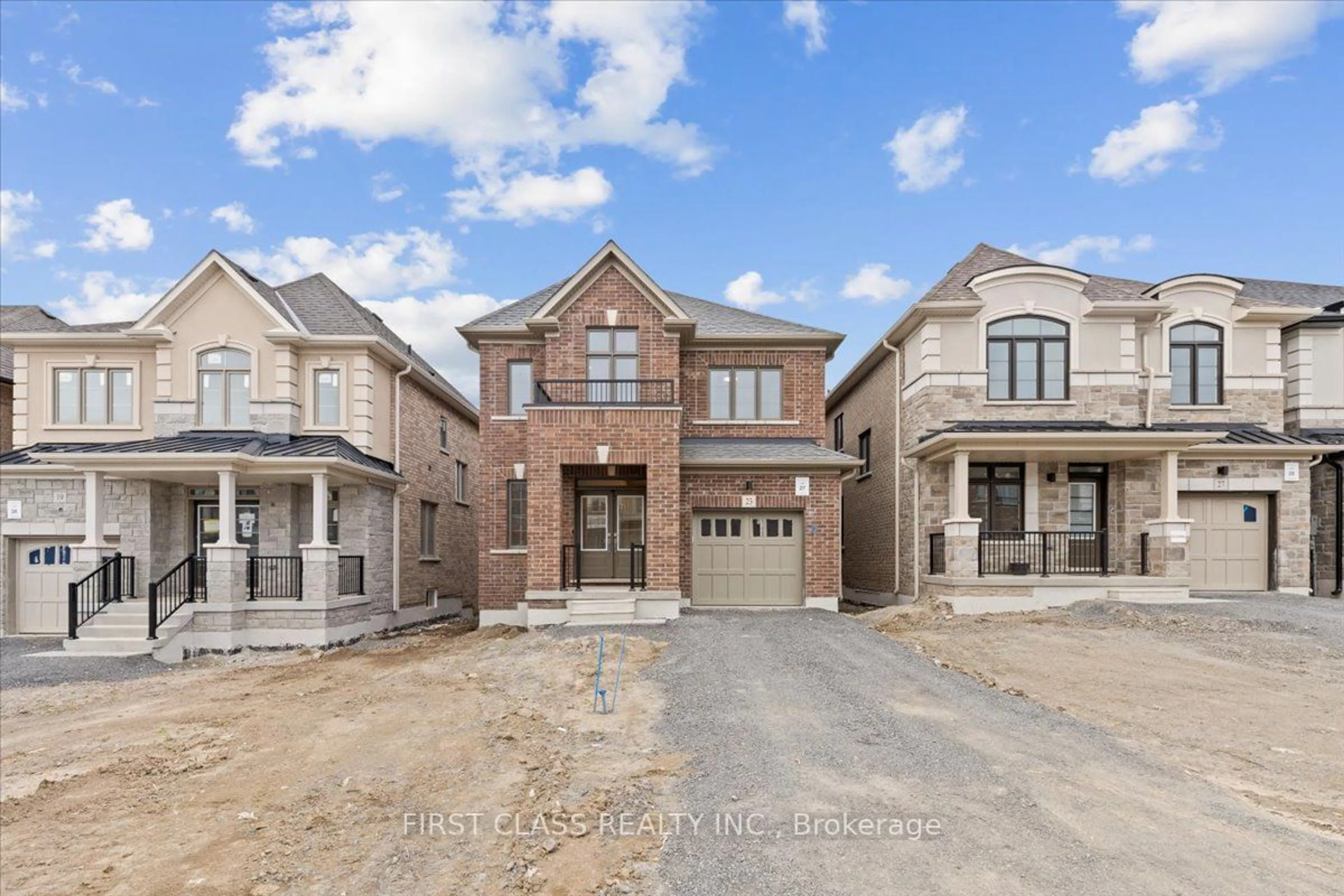 Home with brick exterior material, street for 23 Ed Ewert Ave, Clarington Ontario L1B 1G9